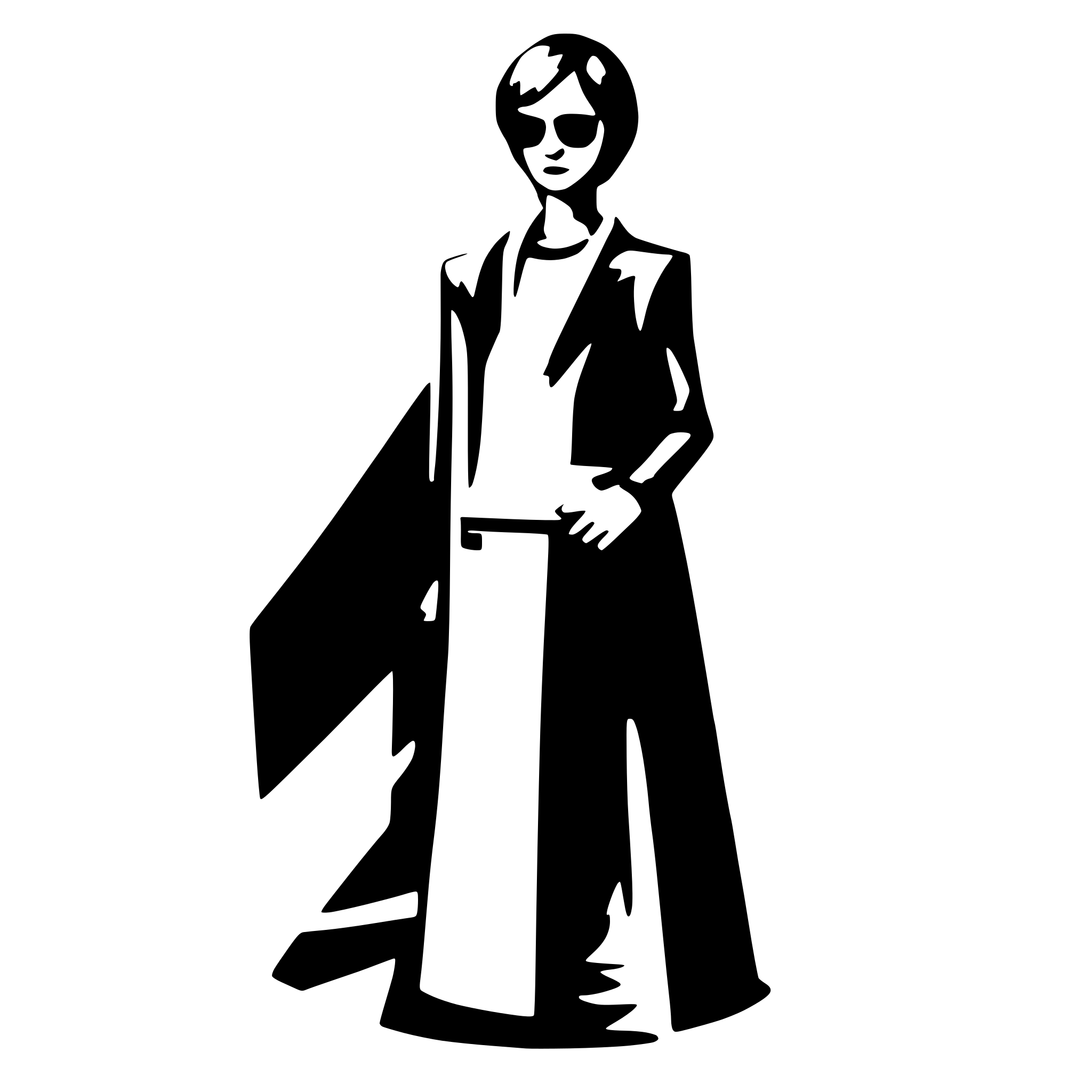 AI-generated SVG of a crime victim awareness advocate