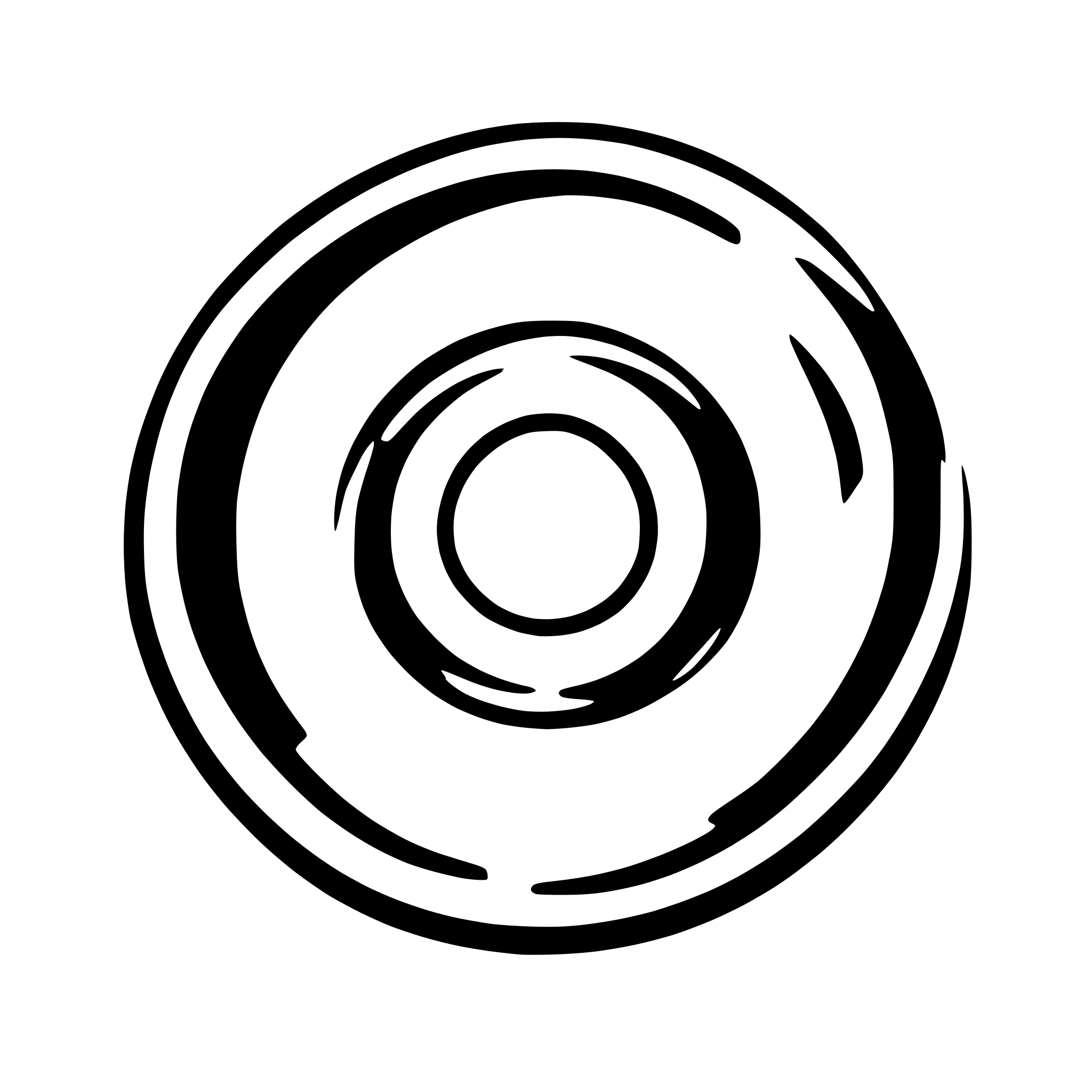 AI-generated SVG of a perspective view of steel circular plate