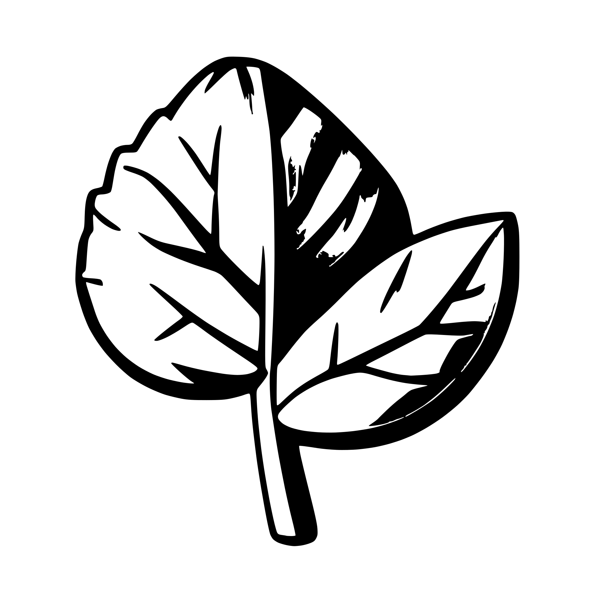 AI-generated SVG of 'chestnut with leave'
