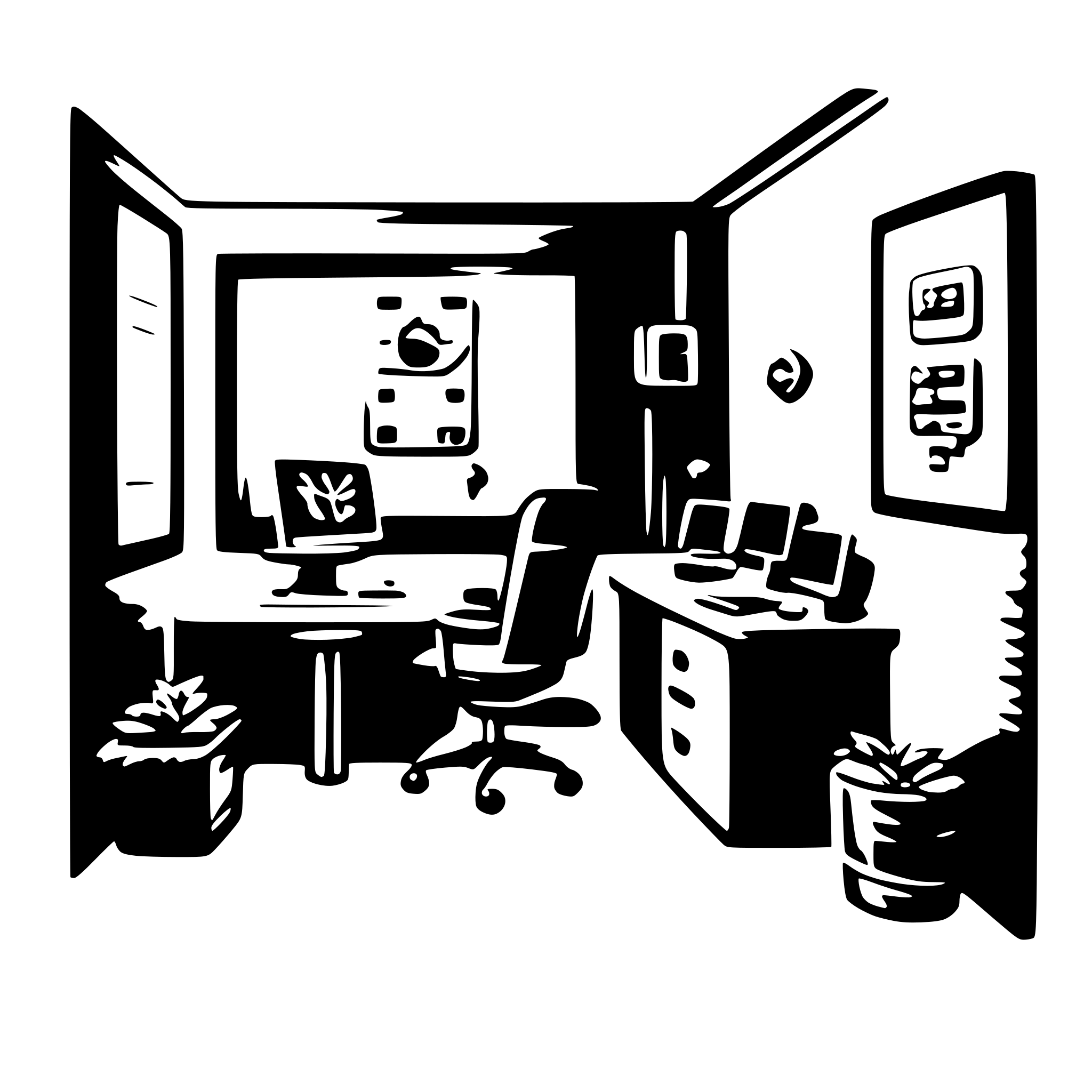 AI-generated SVG of 'smart room system'