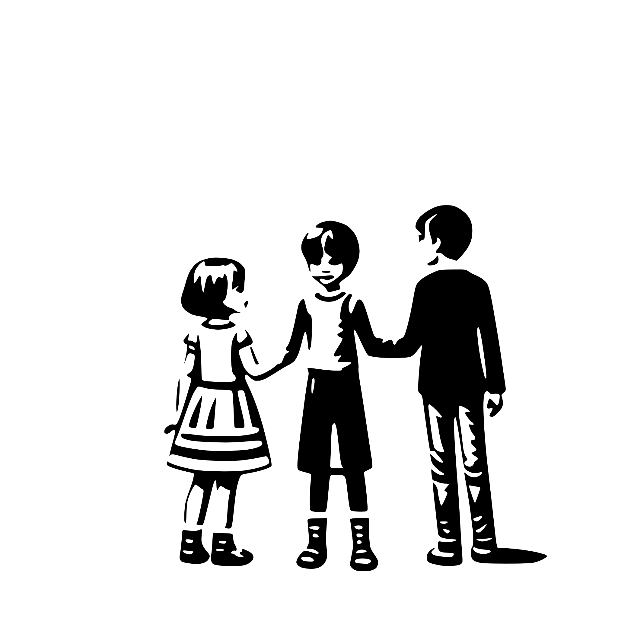 AI-generated SVG of 'Toddler saying goodbye to the kindergarden'