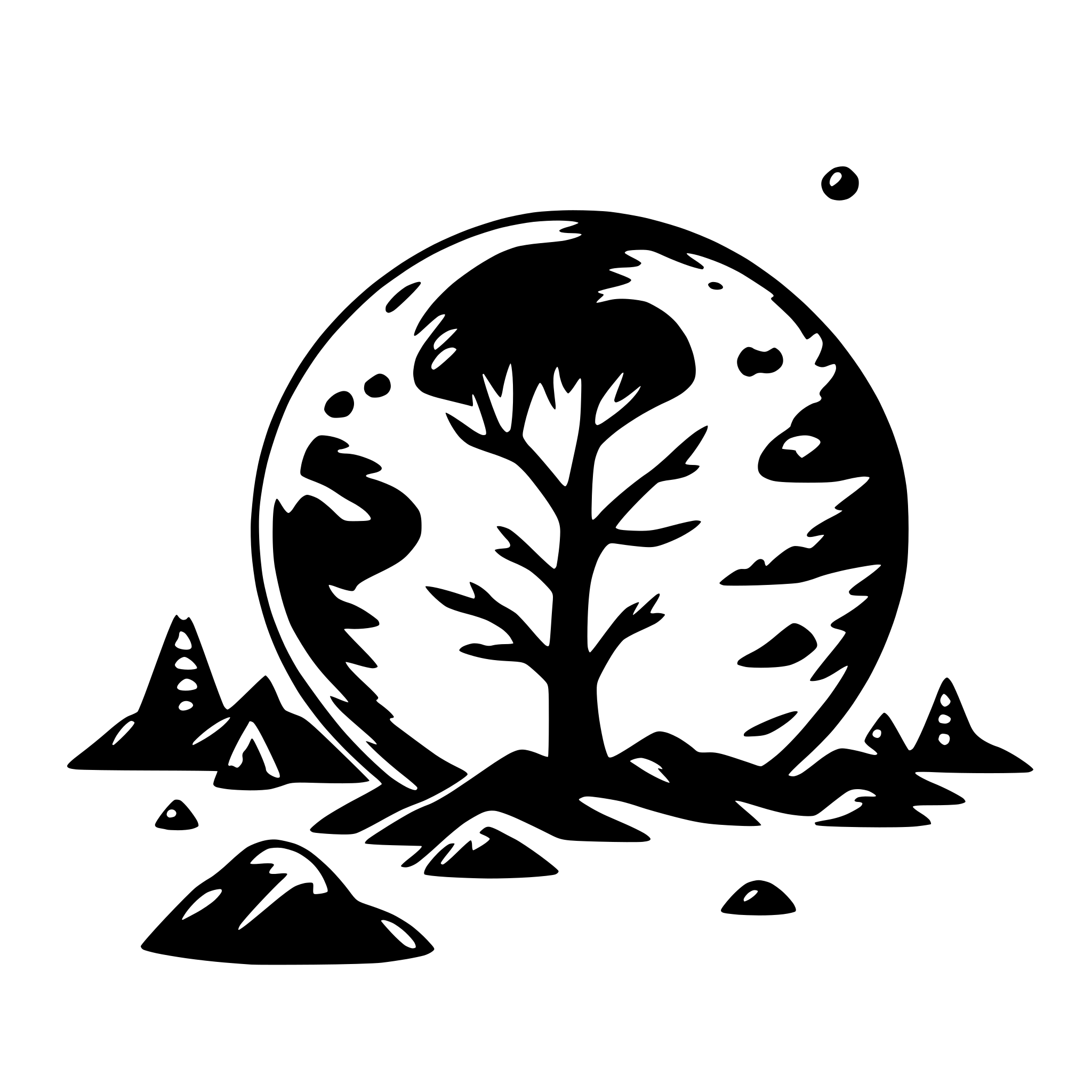 AI-generated SVG of 'controlled earth'