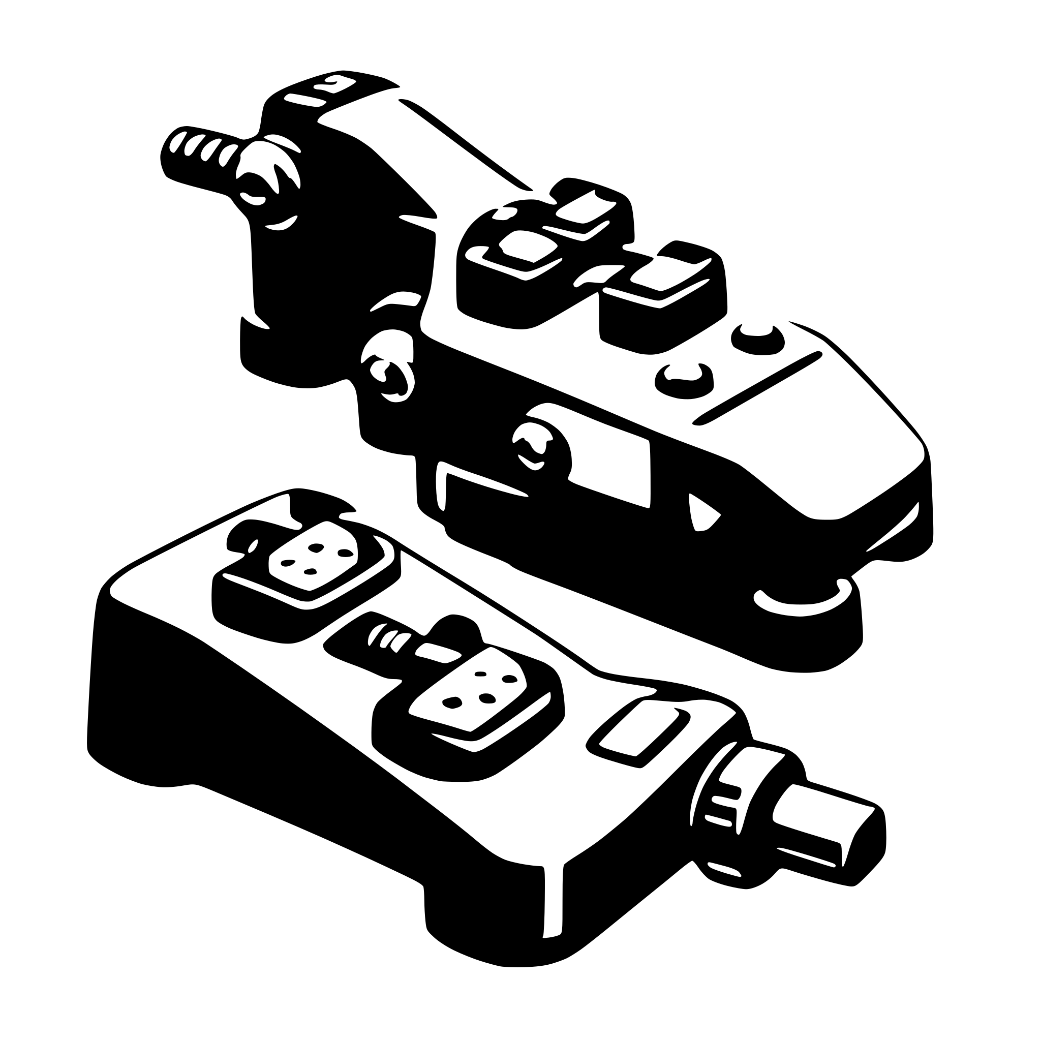 AI-generated SVG of a pedals