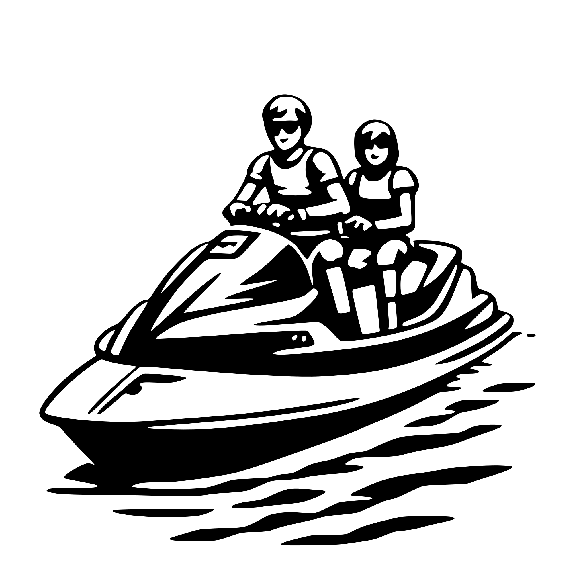 AI-generated SVG of 'jet ski'