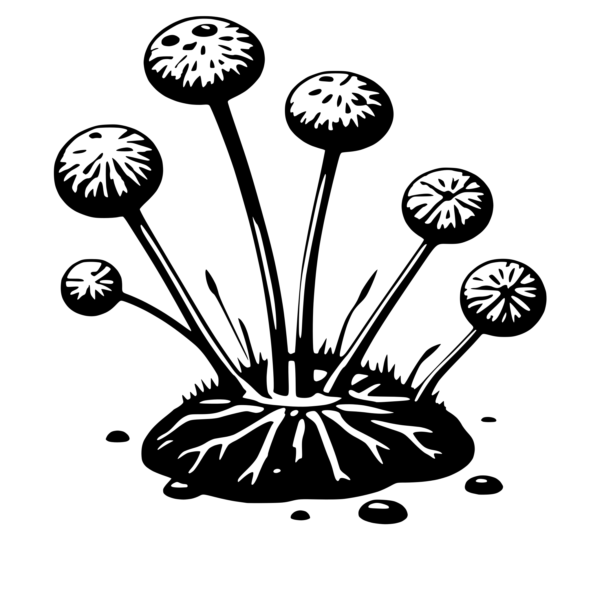 AI-generated SVG of 'create aspergillus life cycle figure'