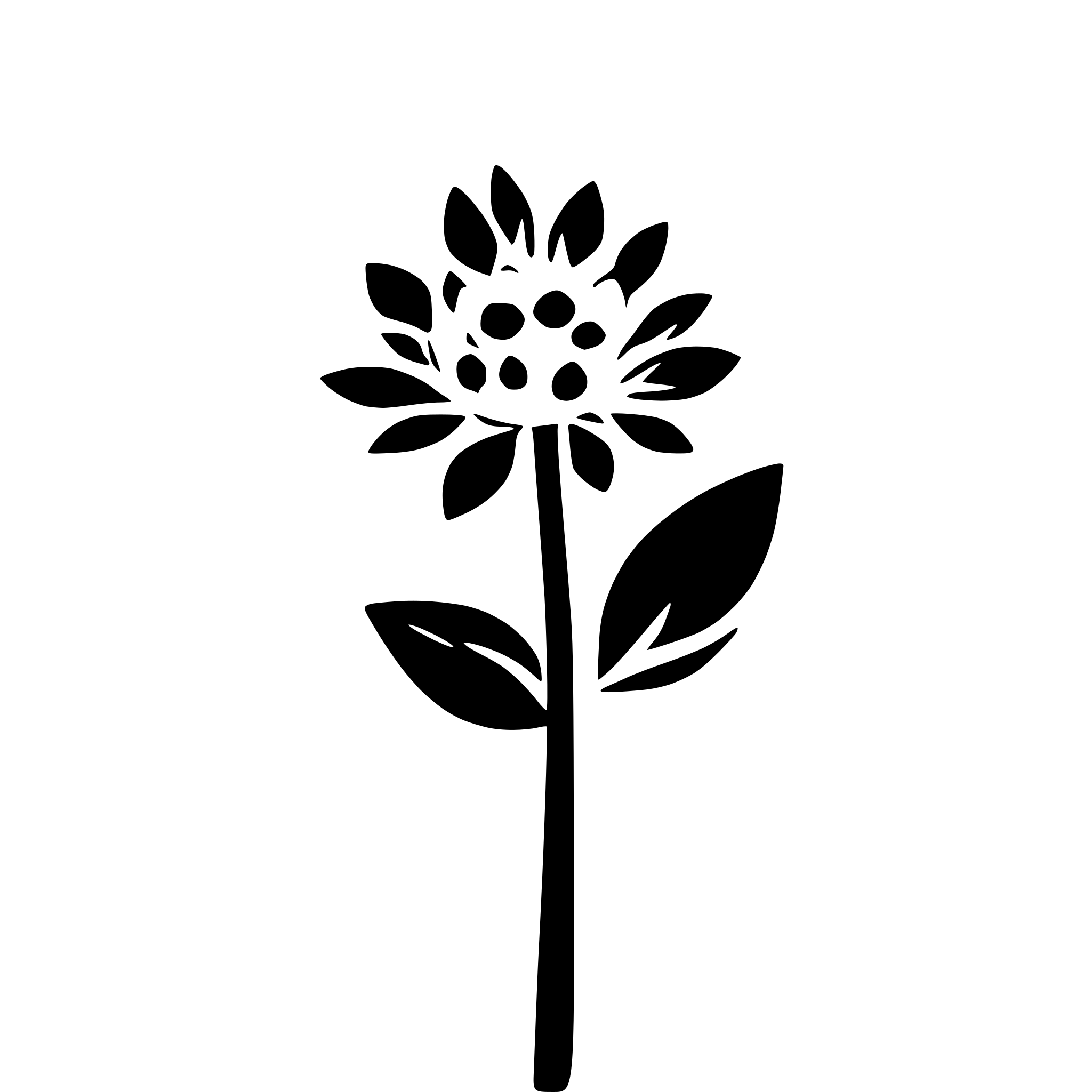 AI-generated SVG of 'flower pixelated'