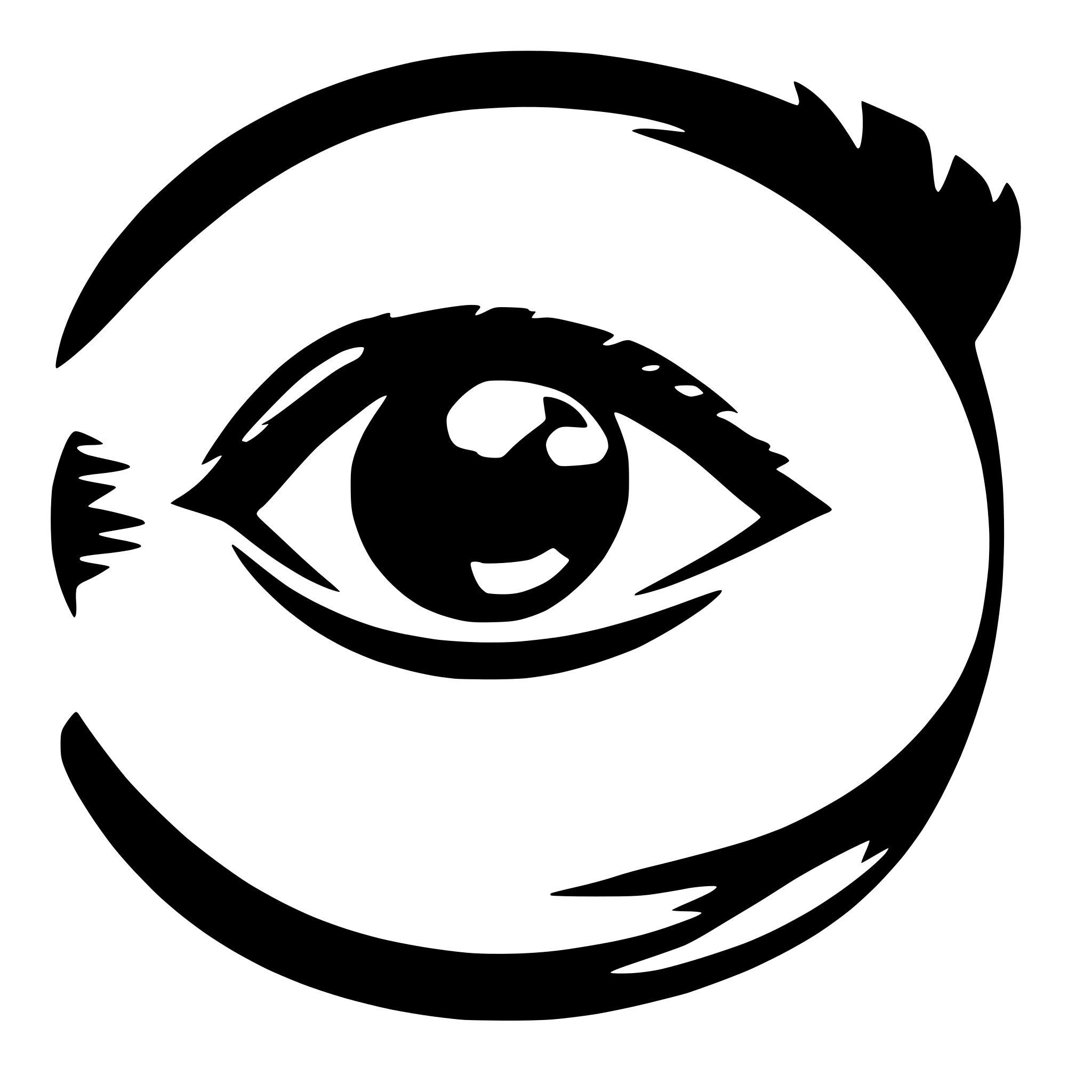 AI-generated SVG of 'an eye'