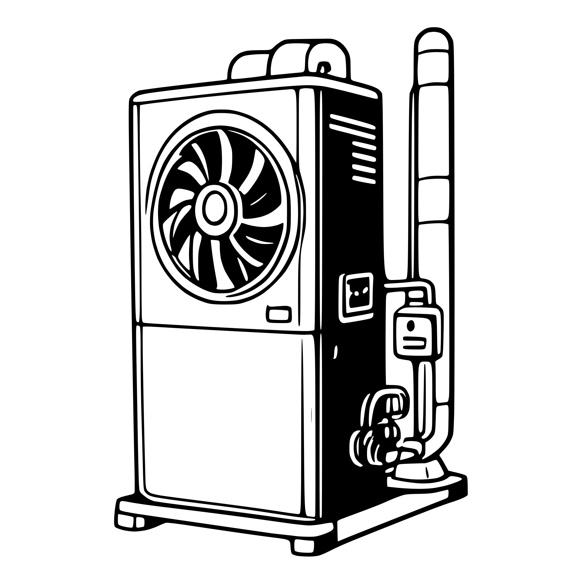AI-generated SVG of 'BIG INDUSTRIAL HEAT PUMP'