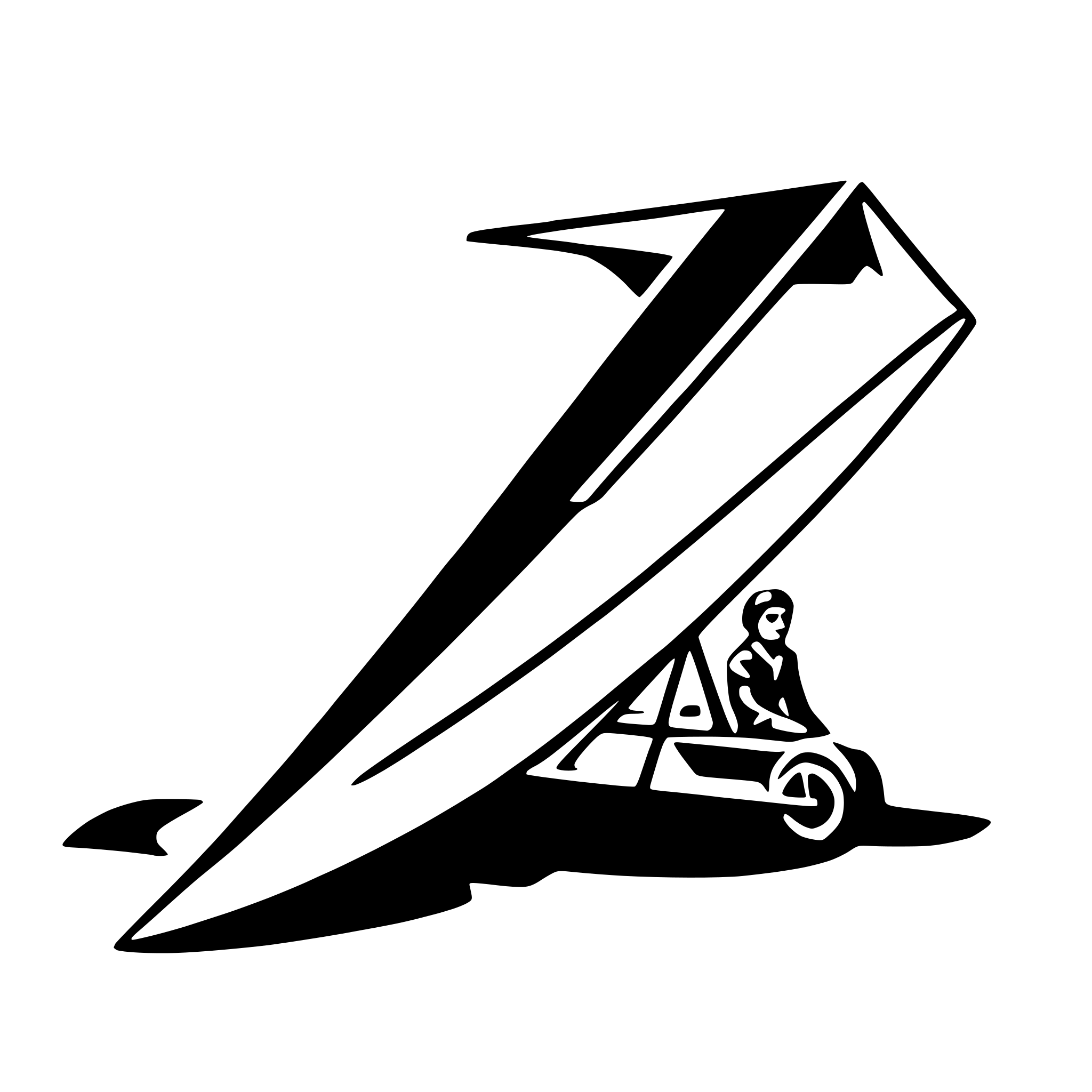 AI-generated SVG of a hang glider