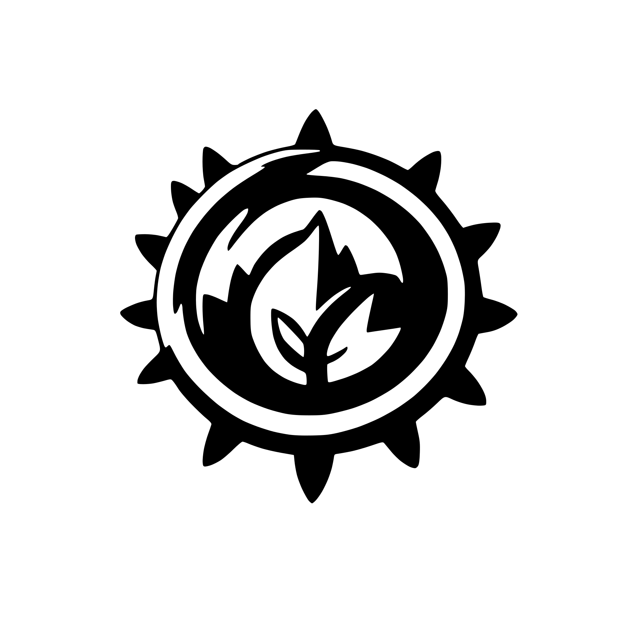 AI-generated SVG of a sun with single solar flame