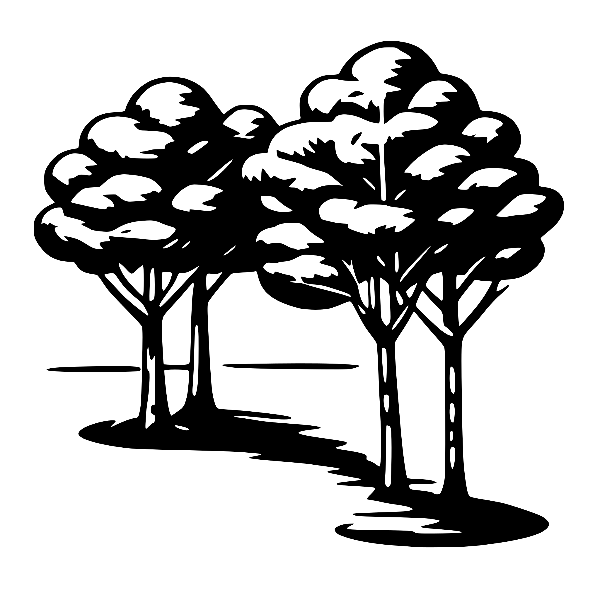 AI-generated SVG of 'trees'