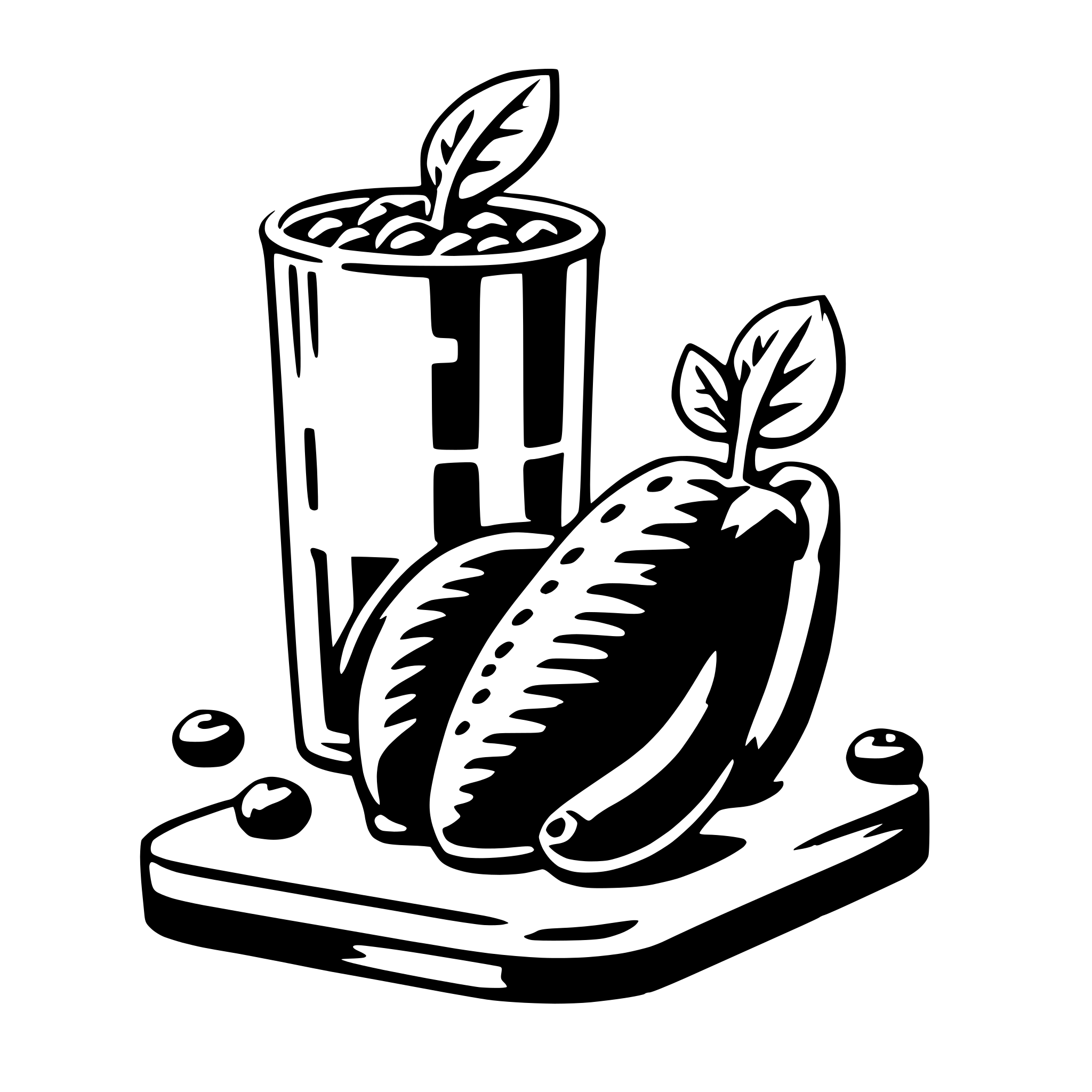 AI-generated SVG of a ratatouille