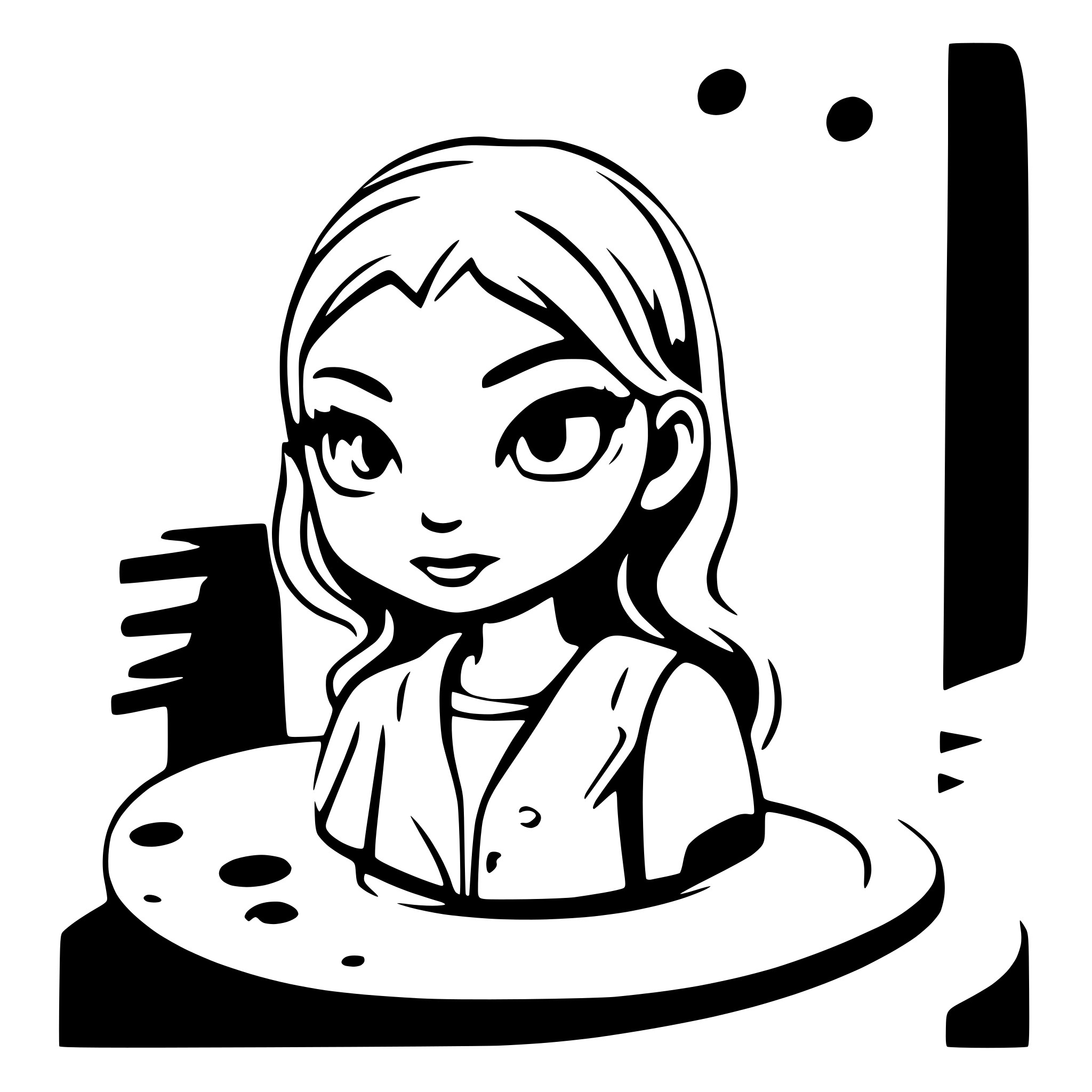 AI-generated SVG of 'AI-Powered Doubt Solver'