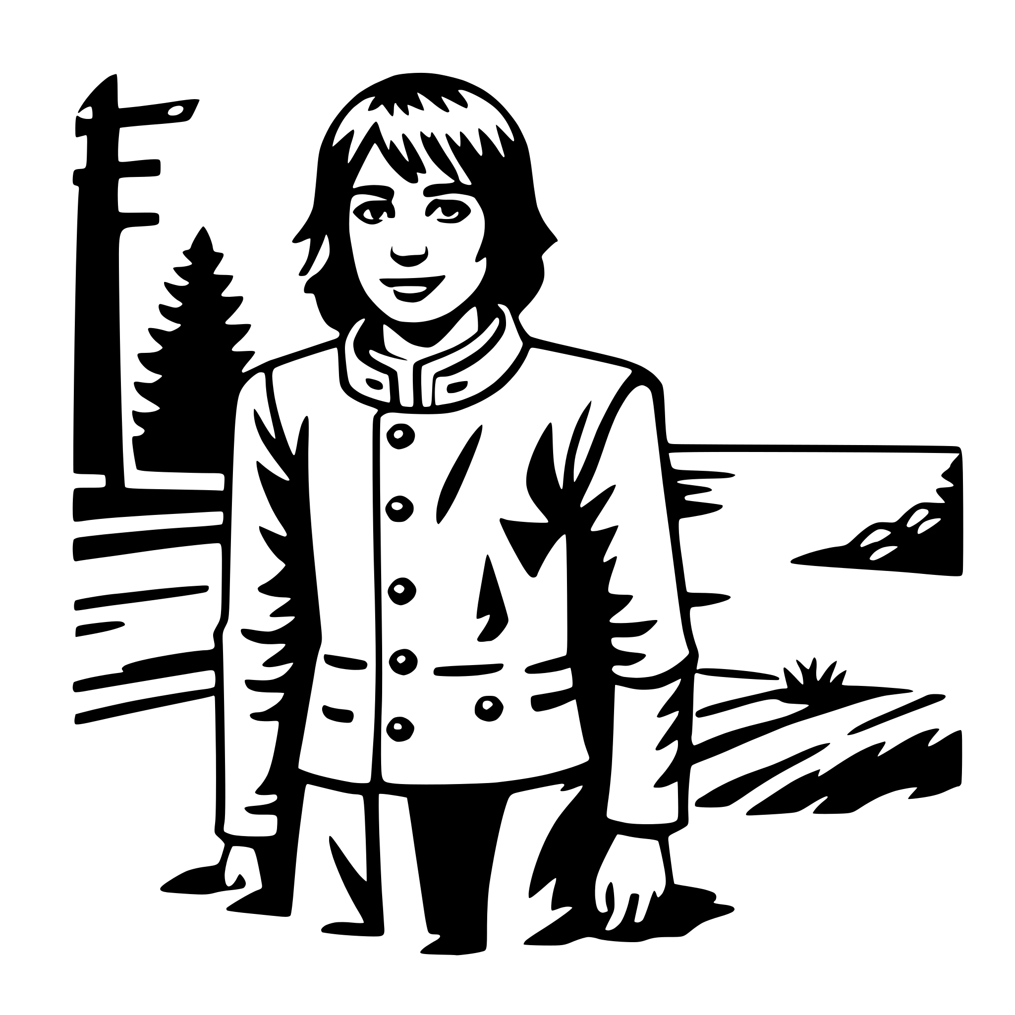 AI-generated SVG of a hachiman