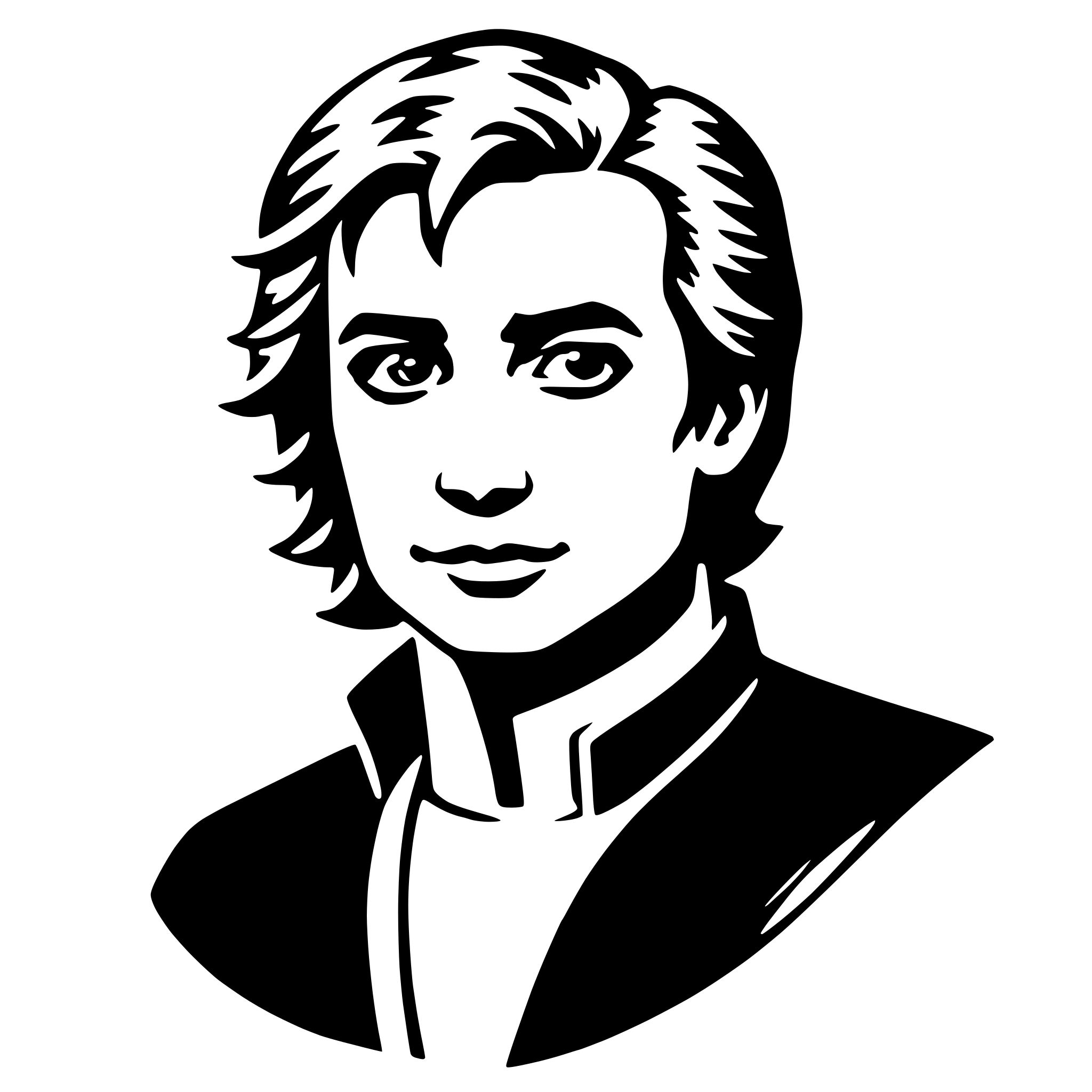 AI-generated SVG of 'actor'