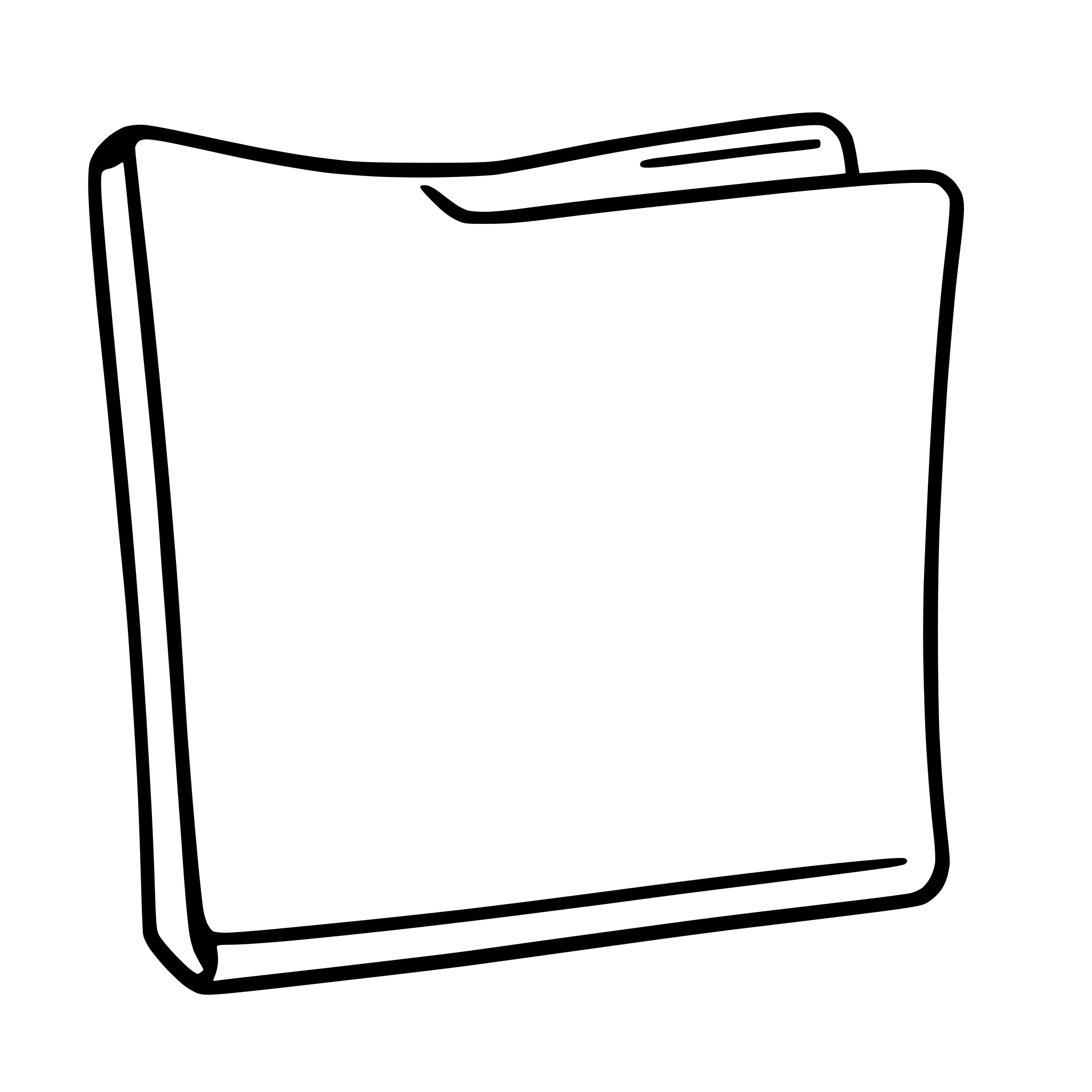 AI-generated SVG of a folder file