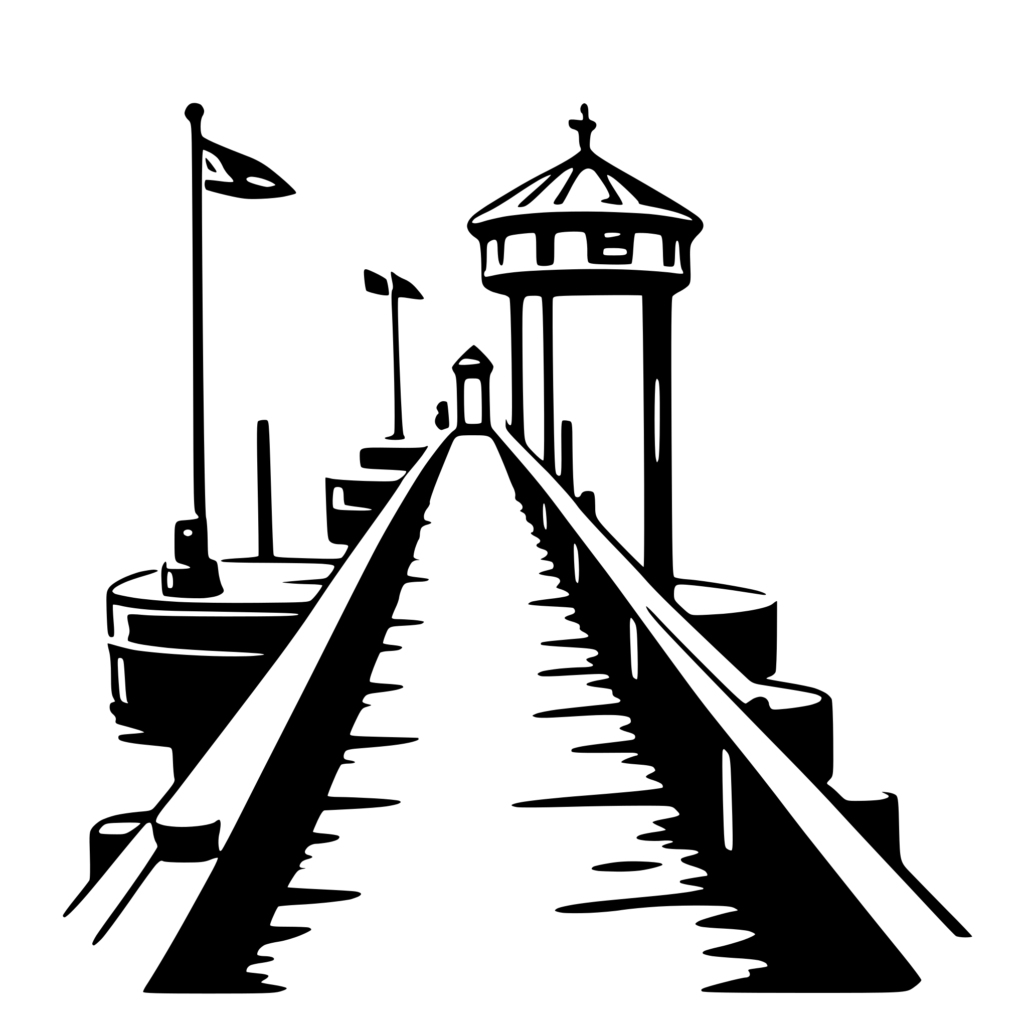 AI-generated SVG of 'fishing pier'
