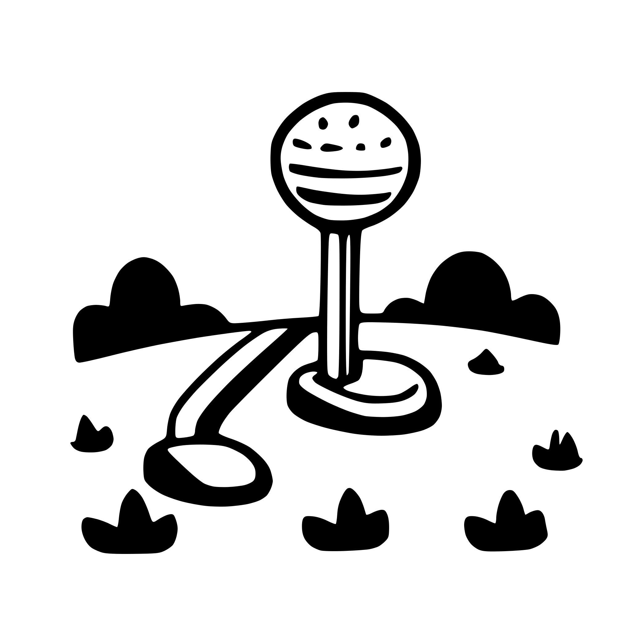 AI-generated SVG of a A green grass field with a blue sky and a golf club