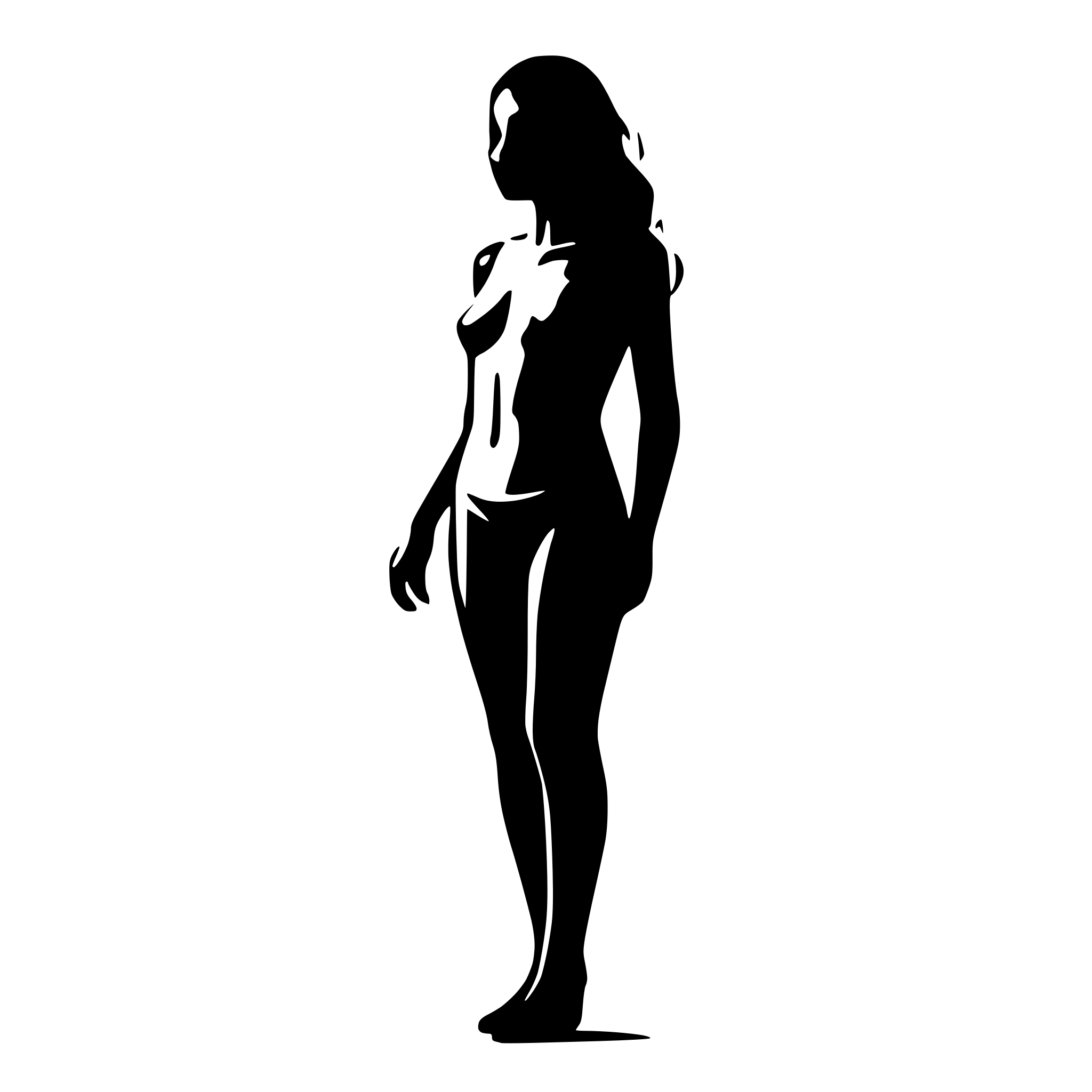 AI-generated SVG of 'black and white female nude body'