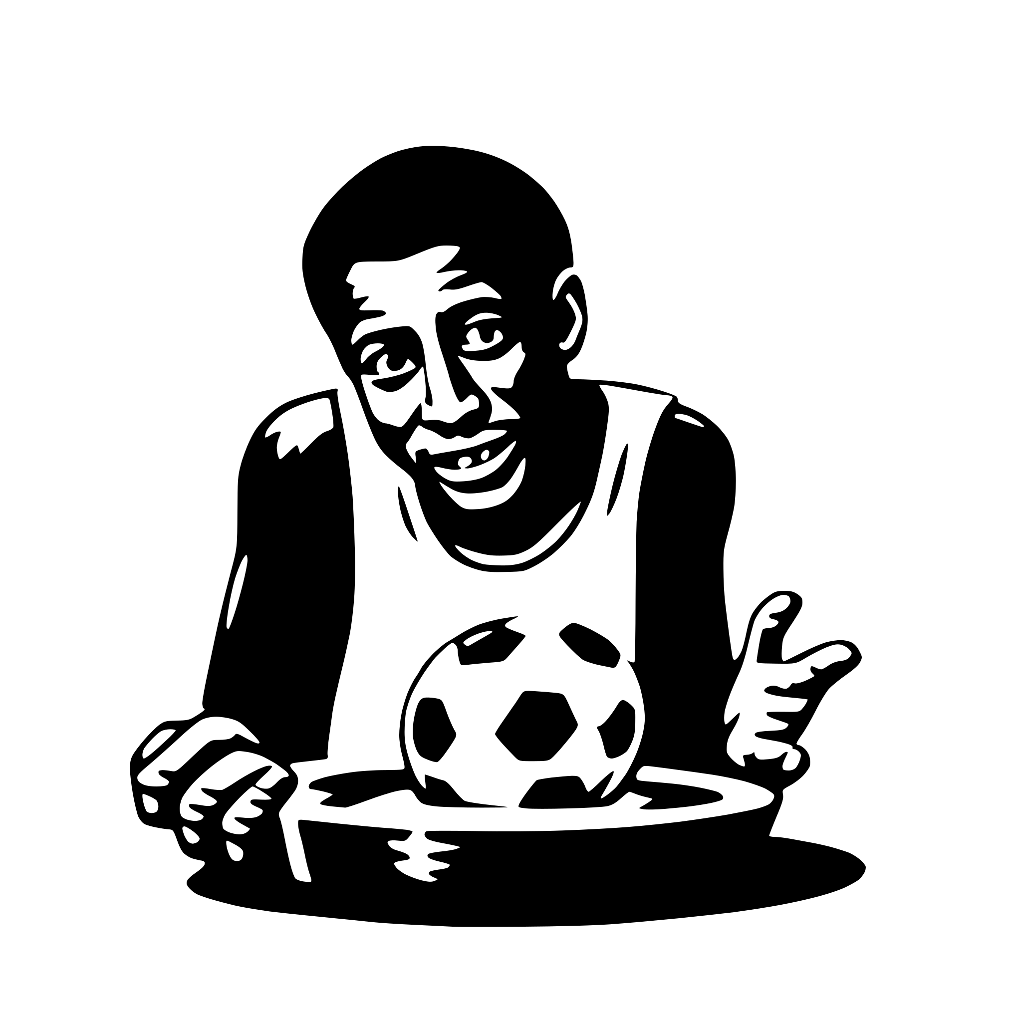 AI-generated SVG of a pele