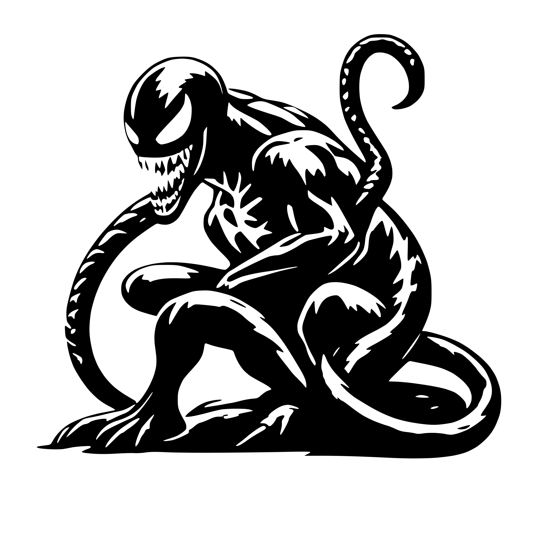 AI-generated SVG of a Venom