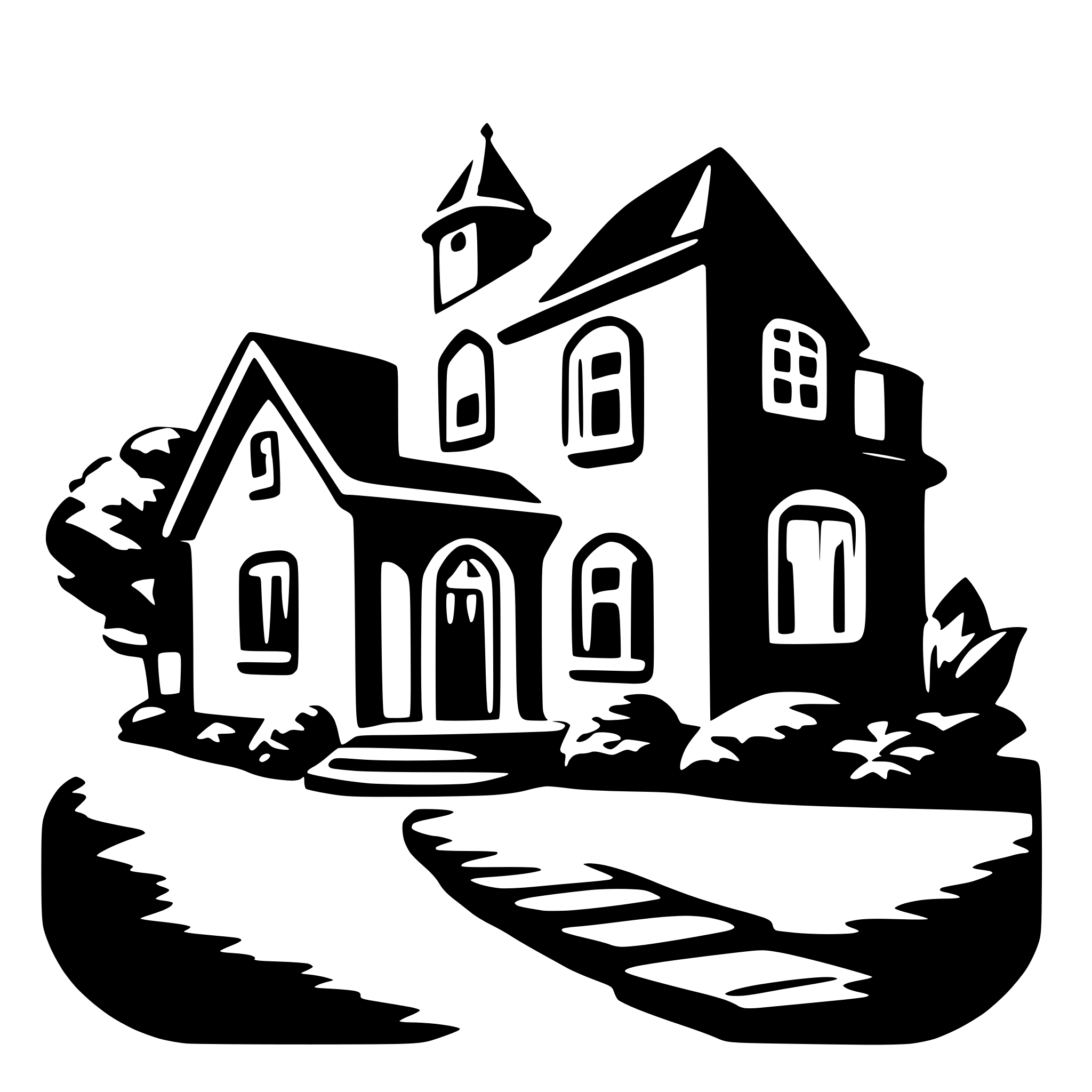 AI-generated SVG of 'house'