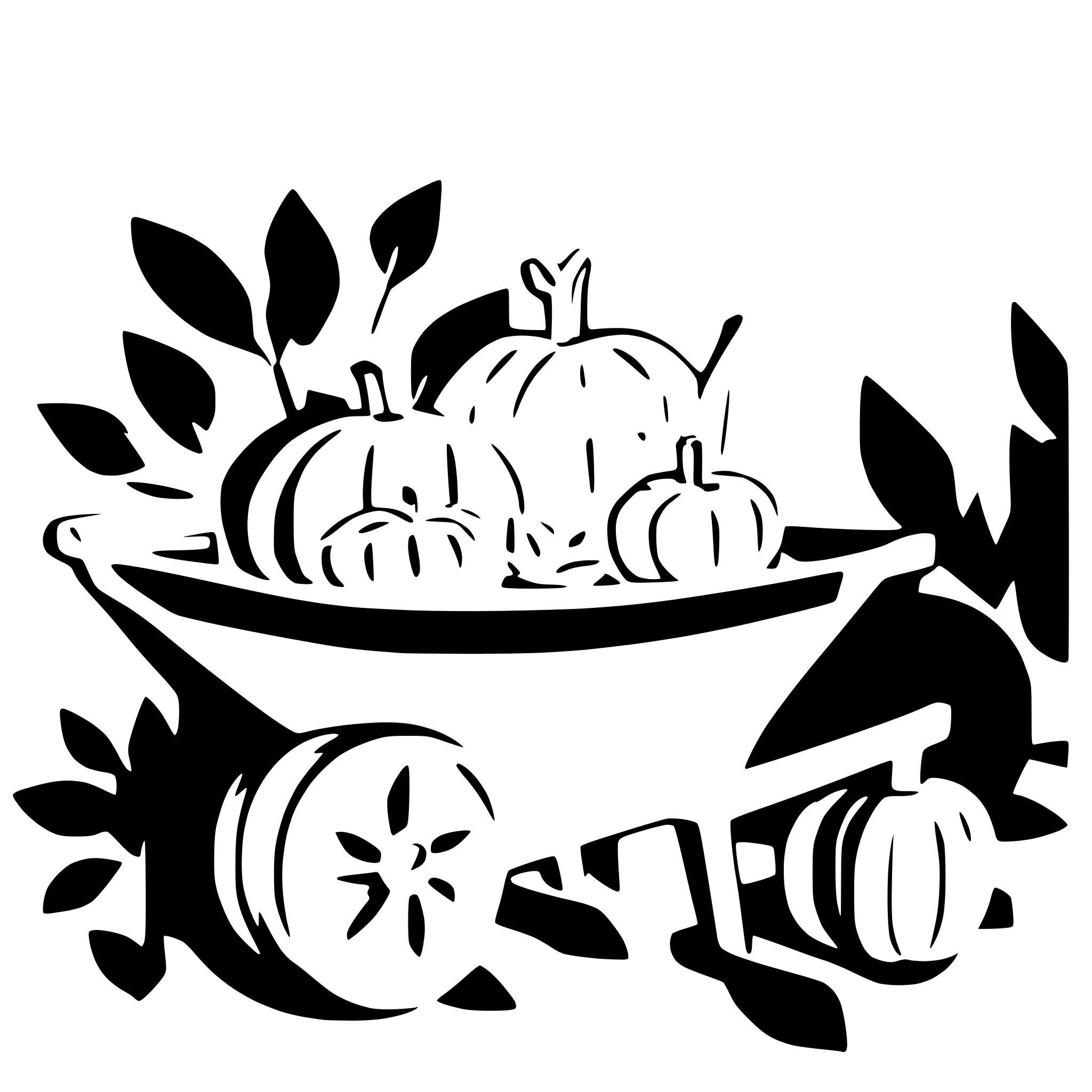 AI-generated SVG of 'Wheelbarrow with pumpkins'