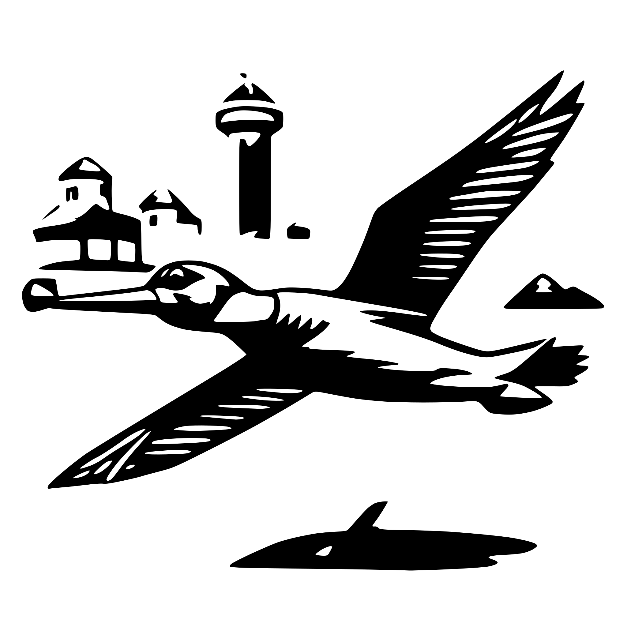 AI-generated SVG of a no snowbirds