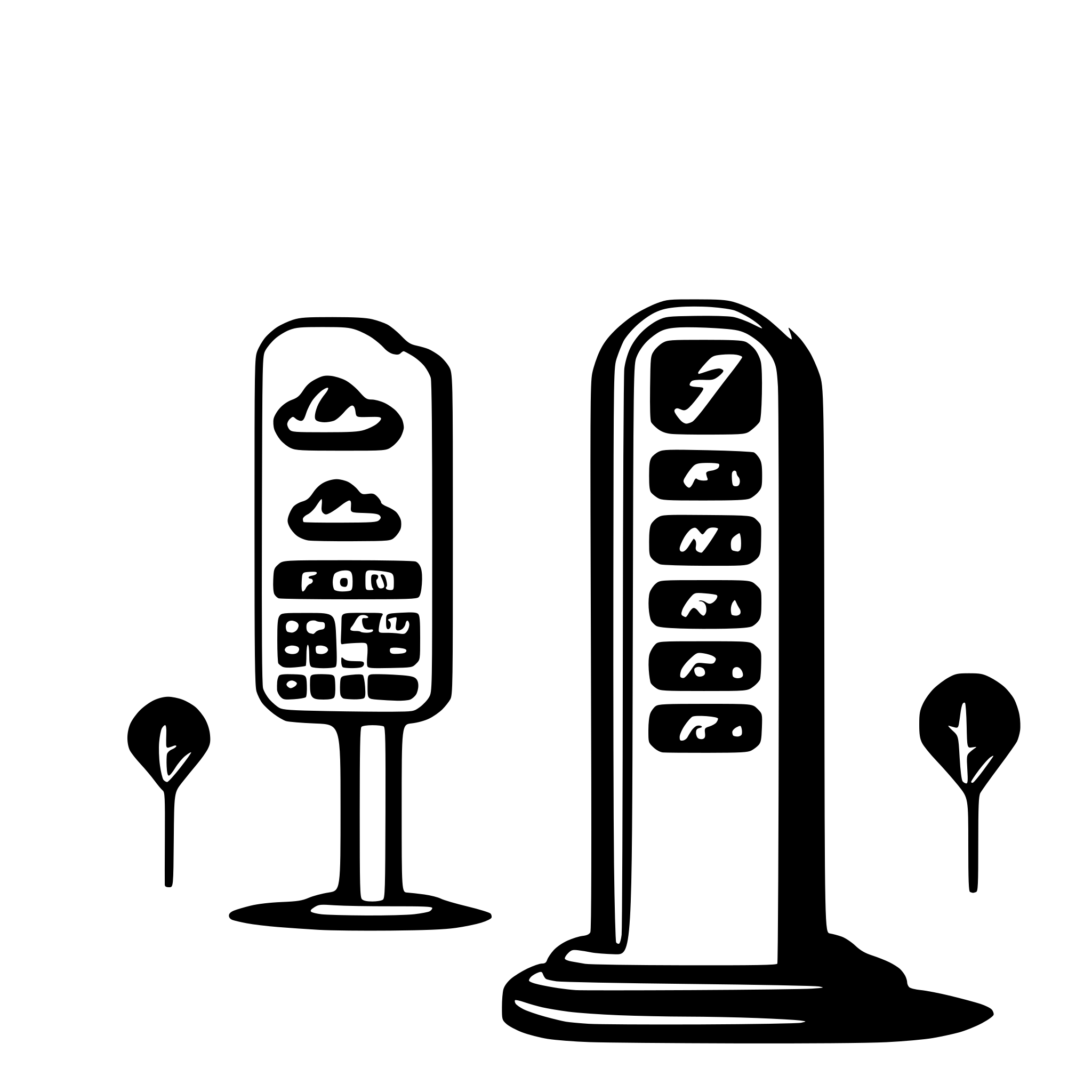 AI-generated SVG of 'Cloud parking controller'