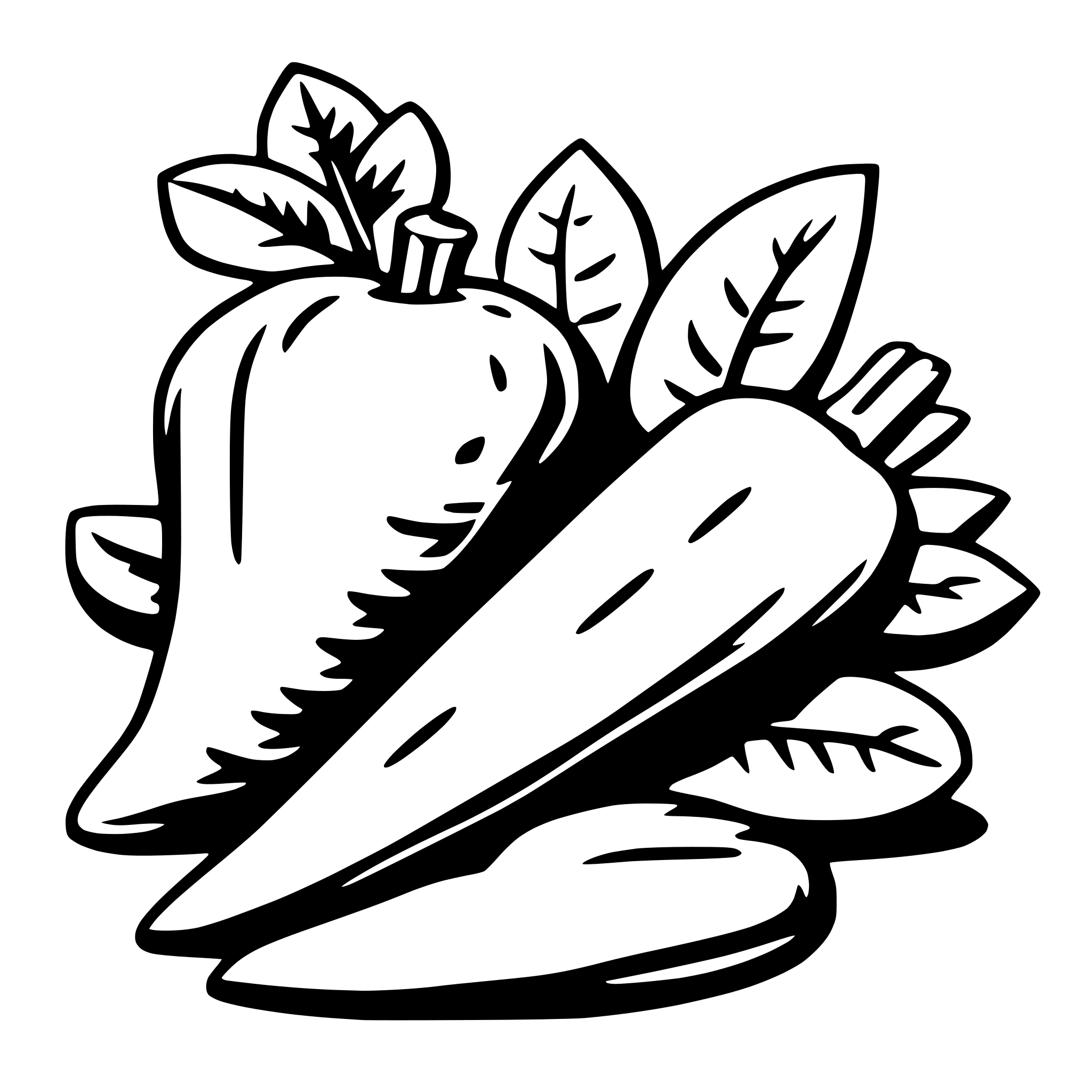 AI-generated SVG of a green vegetables