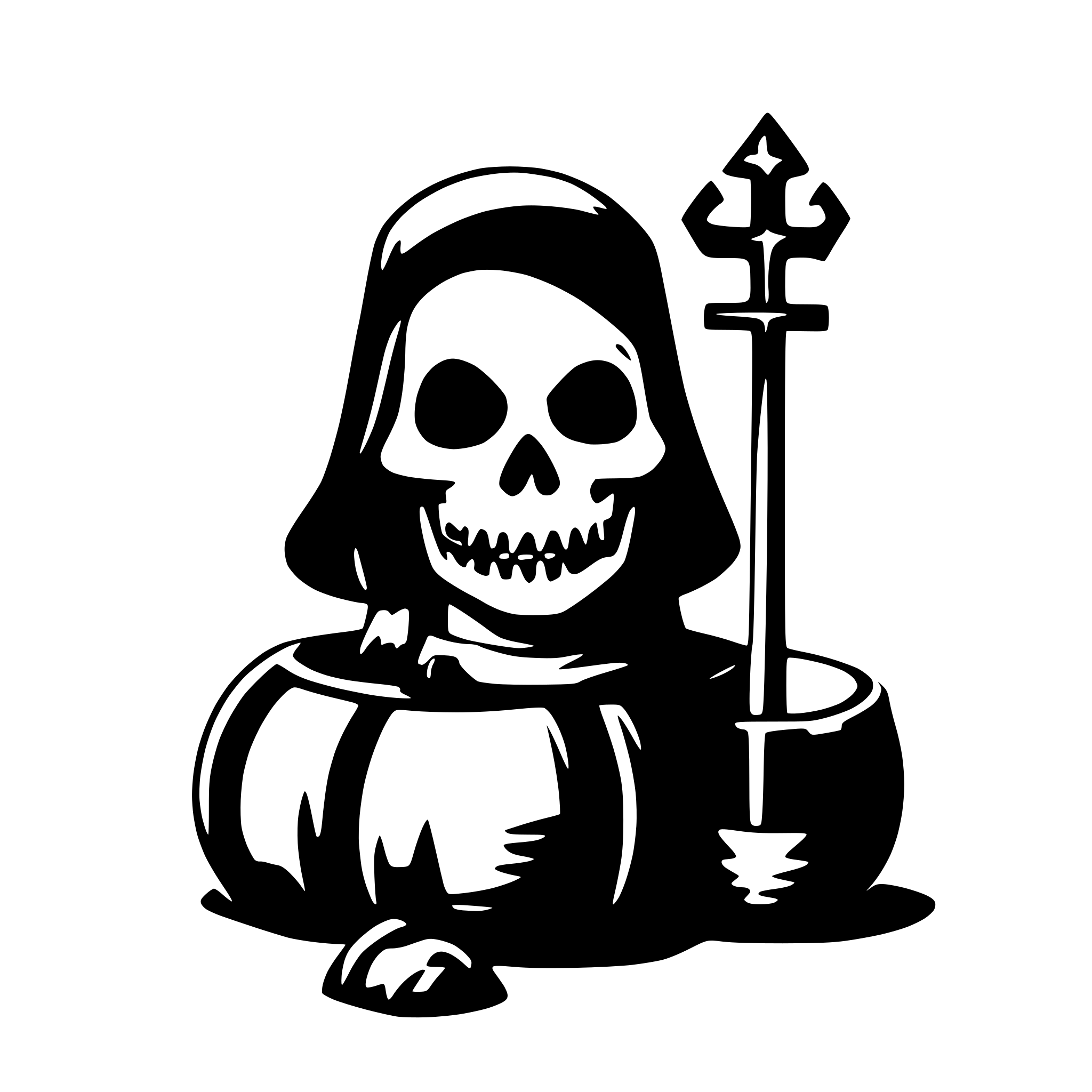 AI-generated SVG of a halloween