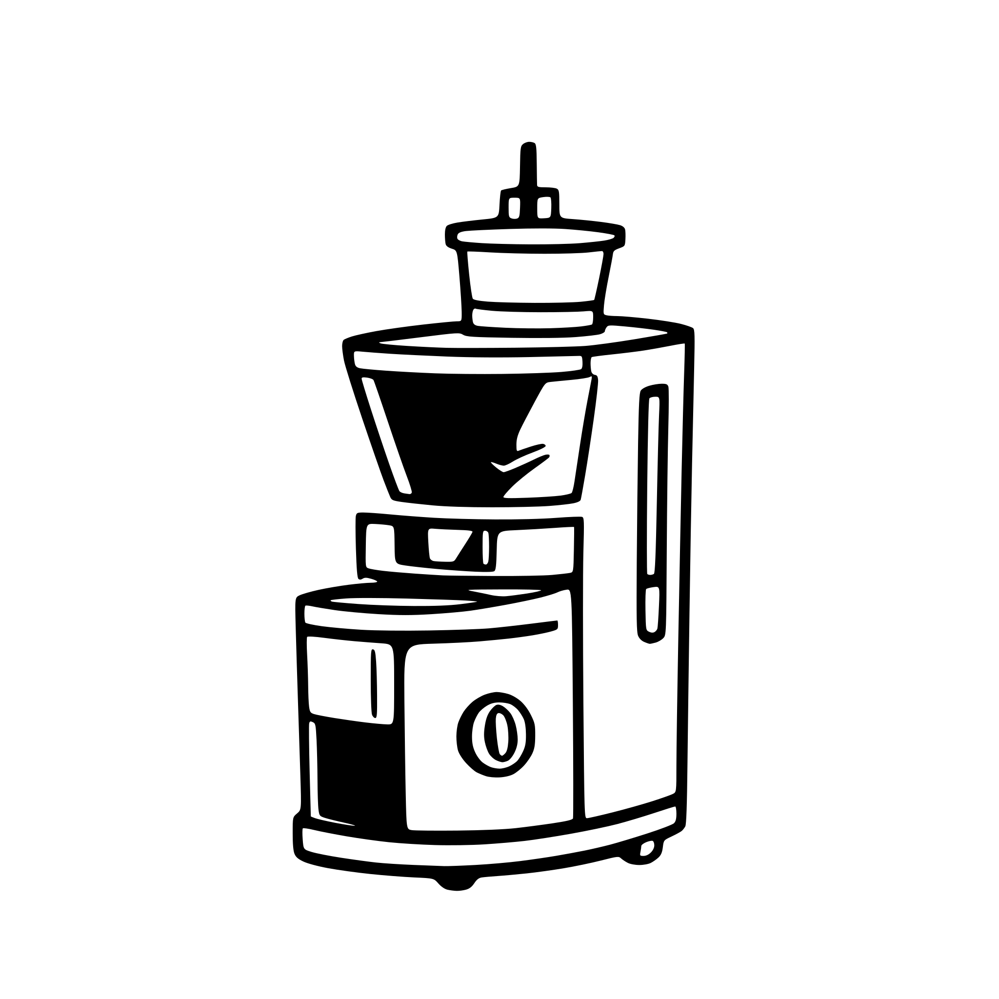 AI-generated SVG of 'modern electric coffee grinder'