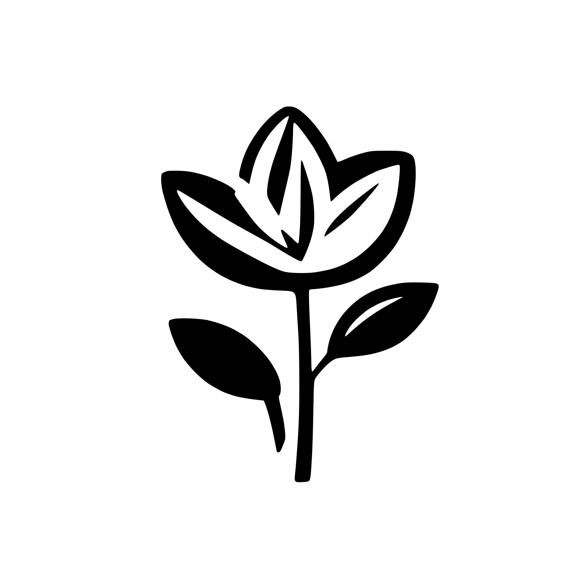 AI-generated SVG of a flower