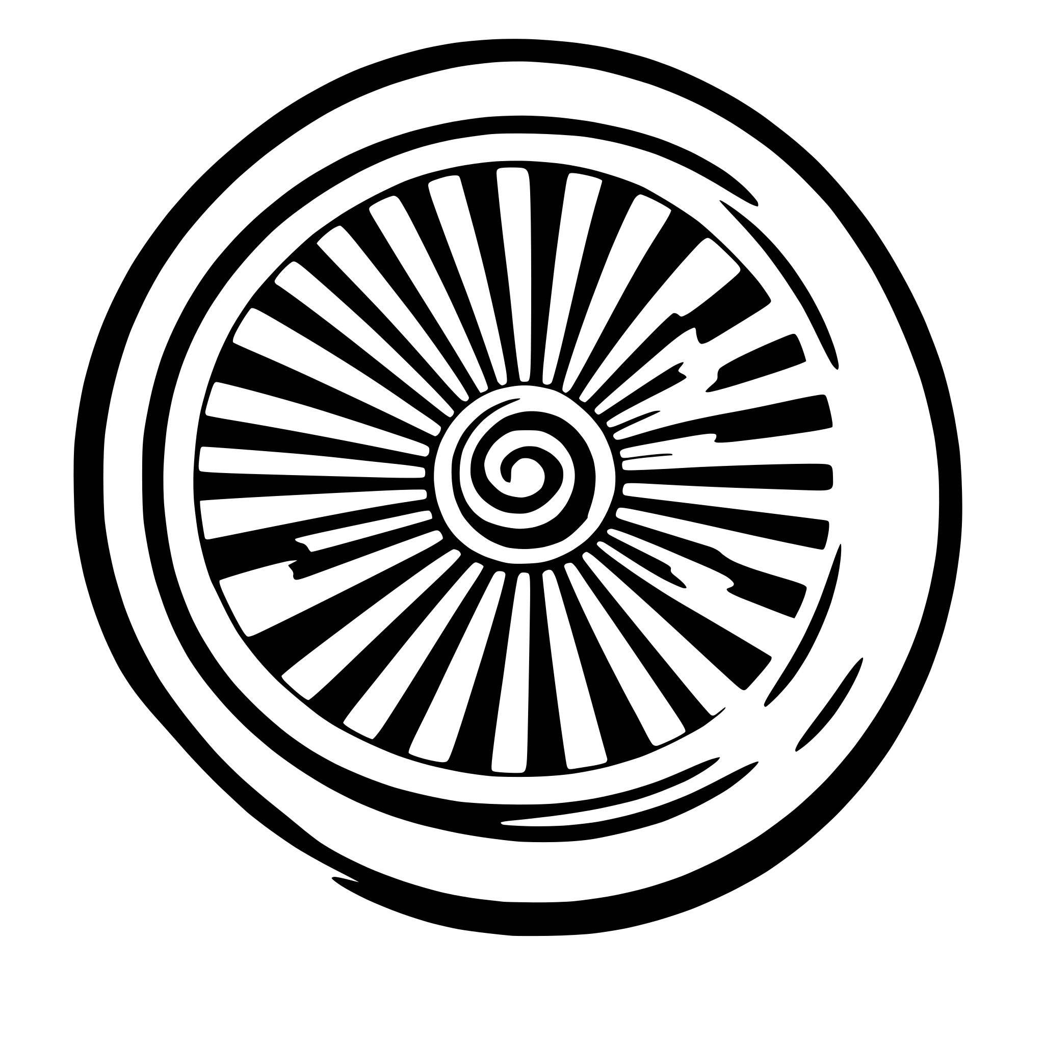 AI-generated SVG of a LOGO WITH CONCENTRIC CIRCLES AND INTIALS
