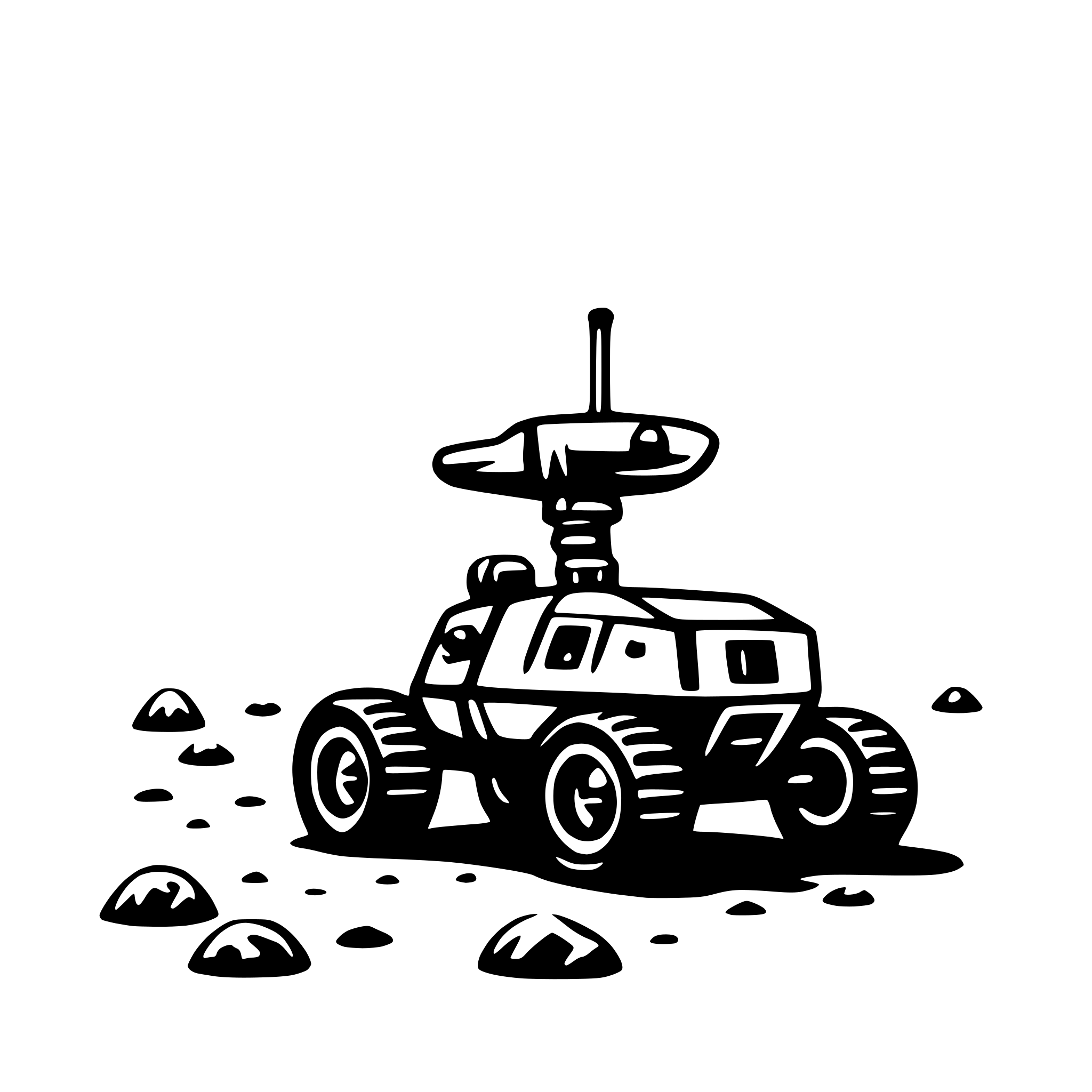 AI-generated SVG of 'mars rover'