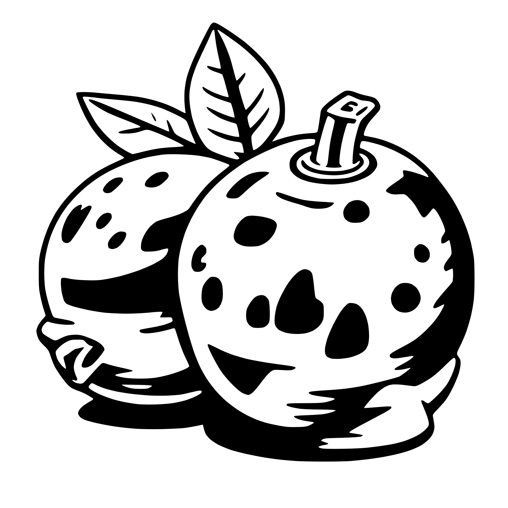 AI-generated SVG of a mangosteen