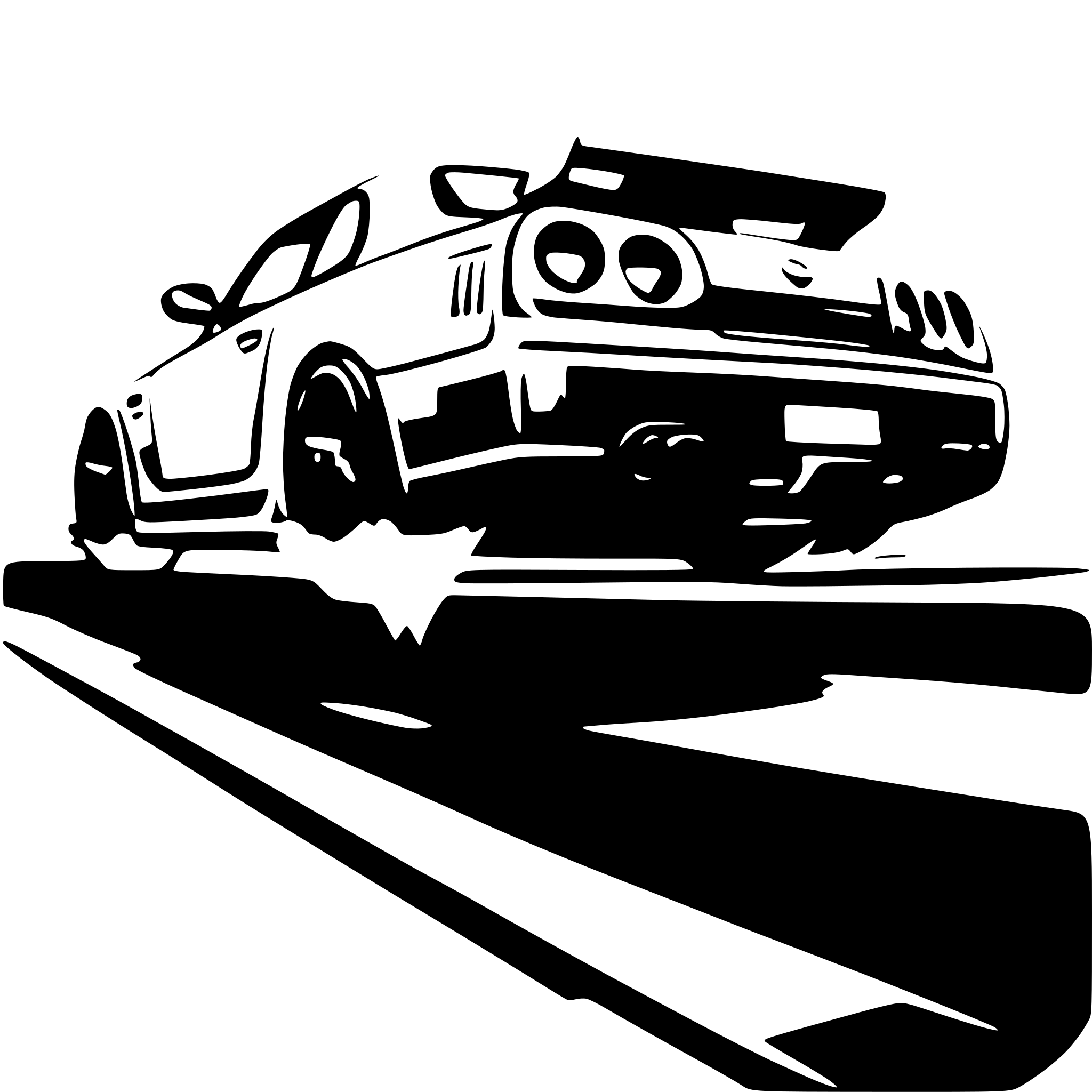 AI-generated SVG of 'side view: nissan skyline r34'