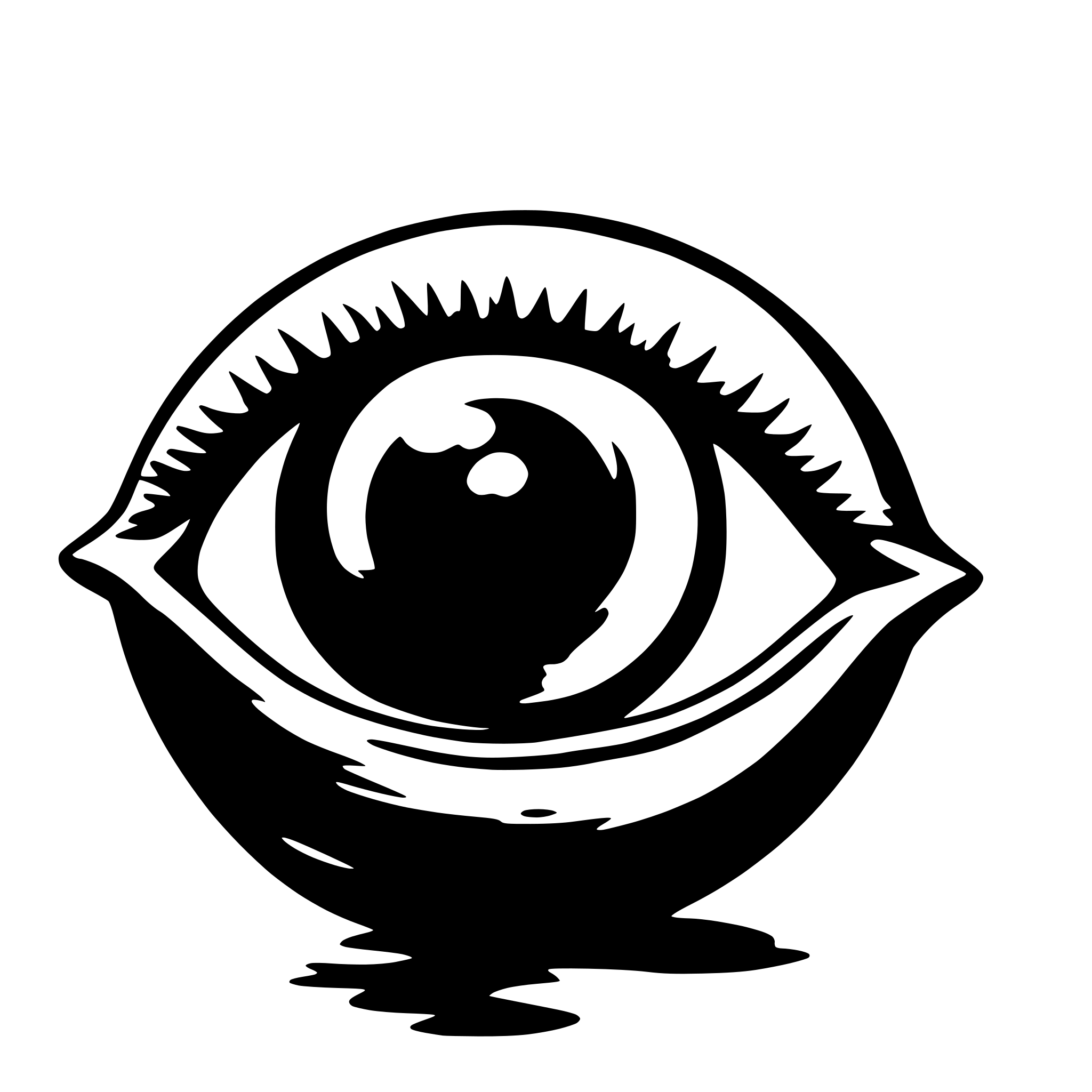 AI-generated SVG of 'Bloody eyeball'