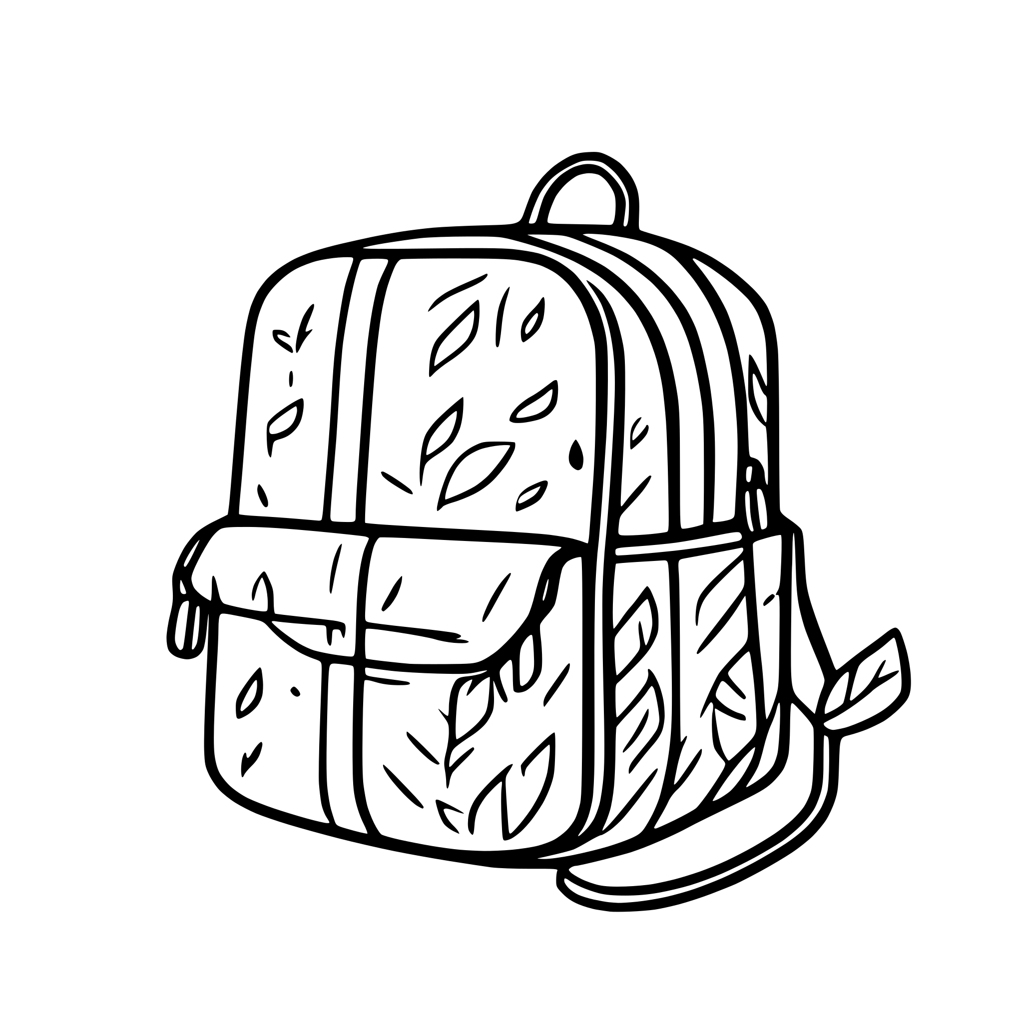 AI-generated SVG of a Random pattern of doodles related to school AI-generated SVG of a Random pattern of doodles related to school