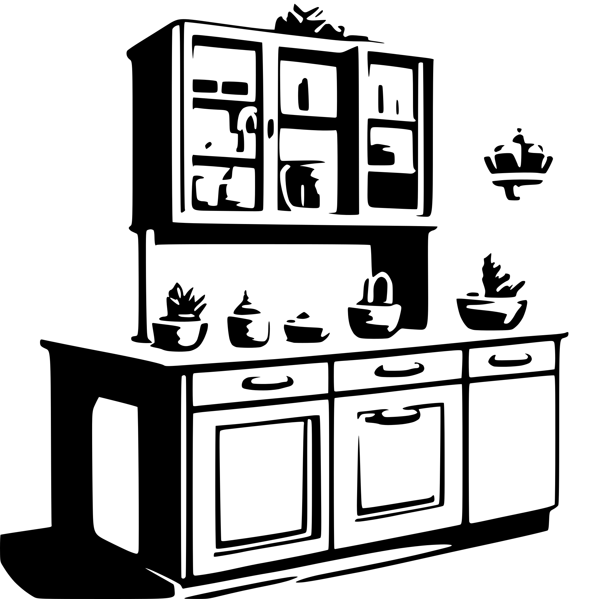 AI-generated SVG of 'standalone kitchen cabinet'