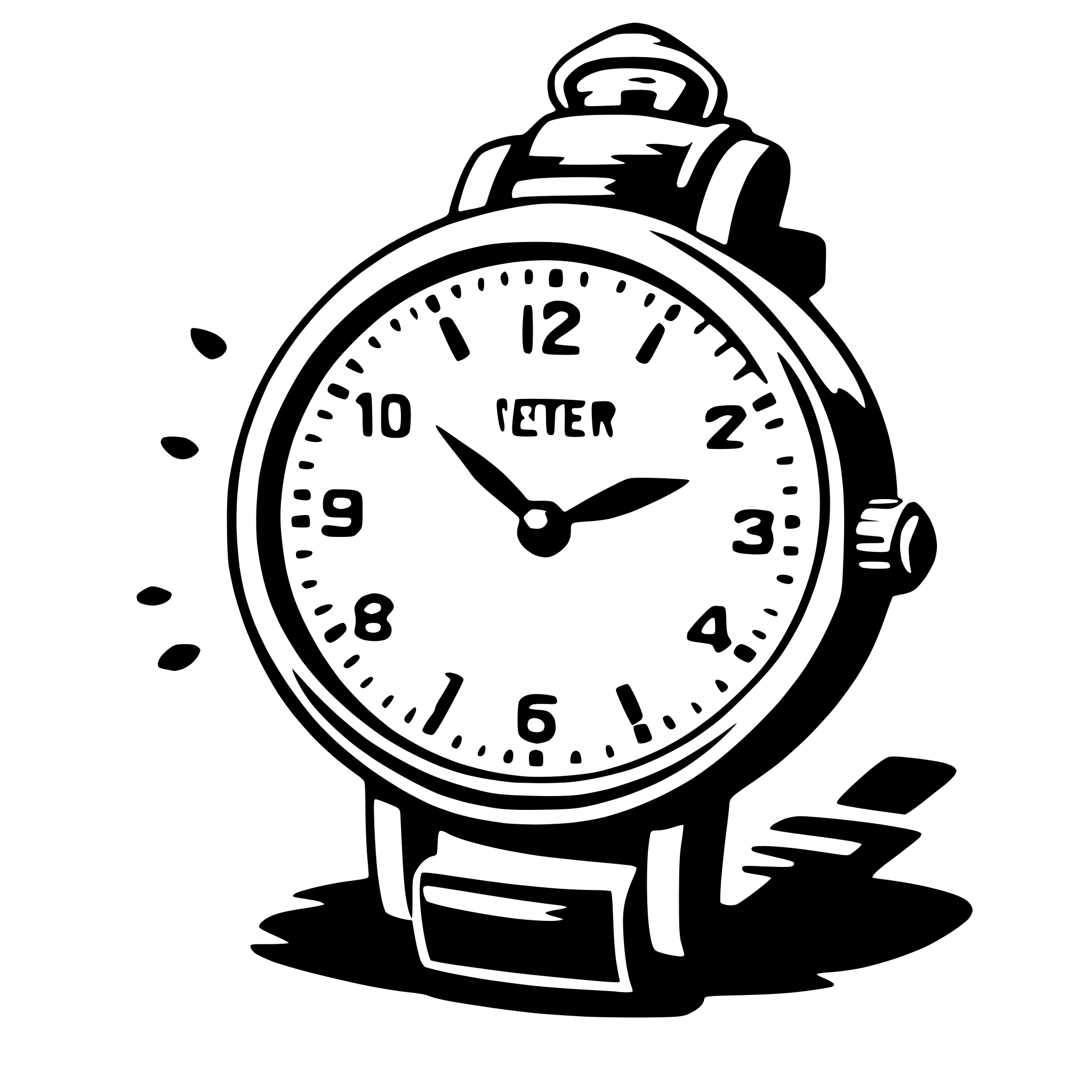 AI-generated SVG of a watch