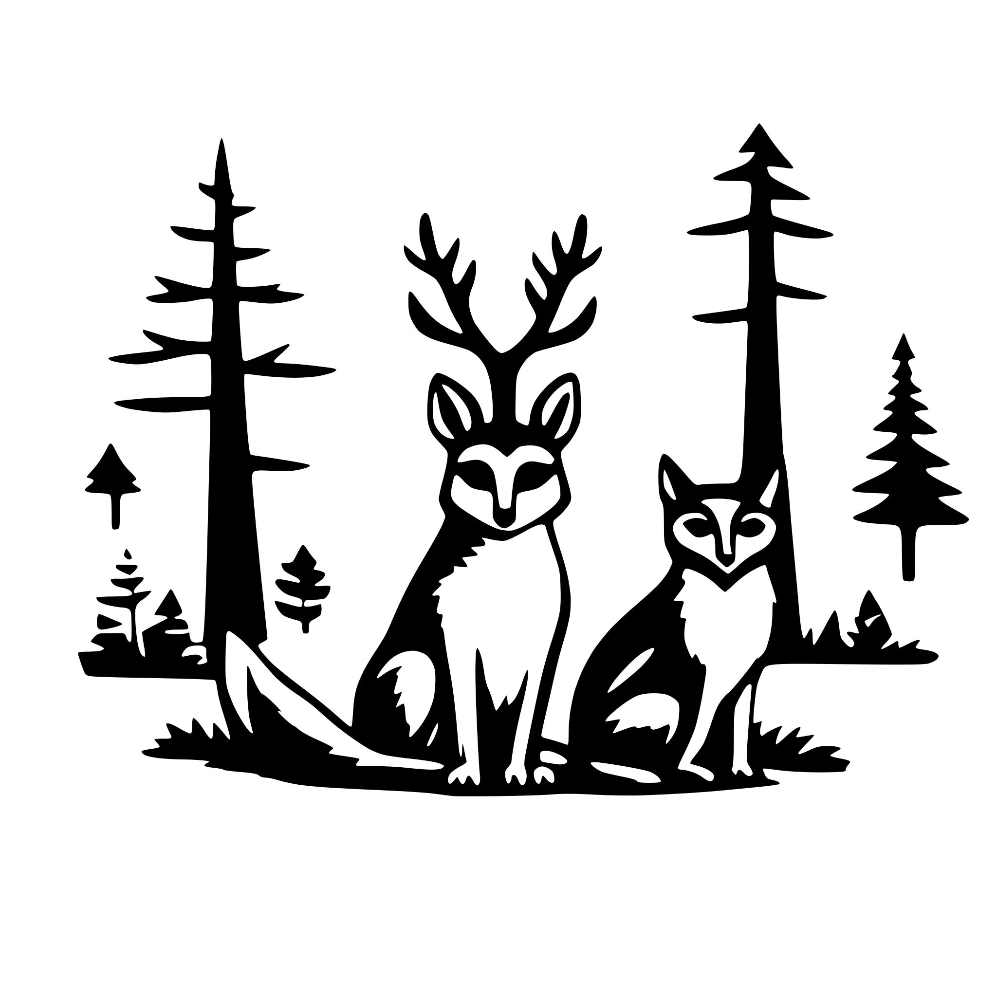 AI-generated SVG of a A simple, minimalist illustration of woodland animals like foxes, owls, or deer in the Scandinavian design style, using soft, muted colors on a 100 mm round coaster. AI-generated SVG of a A simple, minimalist illustration of woodland animals like foxes, owls, or deer in the Scandinavian design style, using soft, muted colors on a 100 mm round coaster.