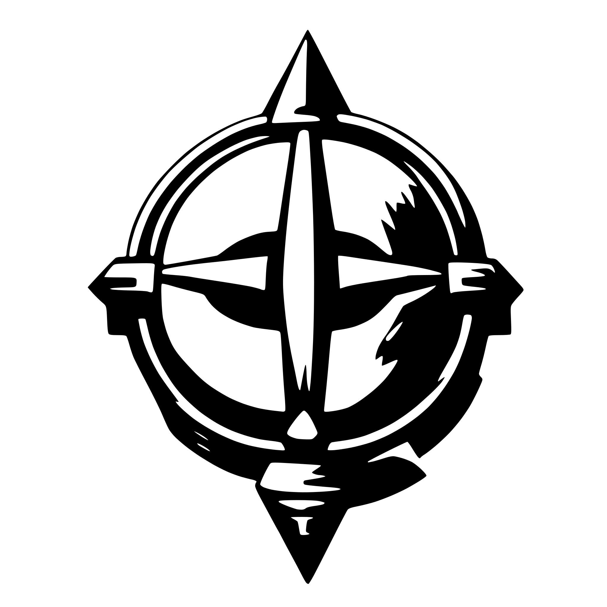 AI-generated SVG of 'cyber sigilism'