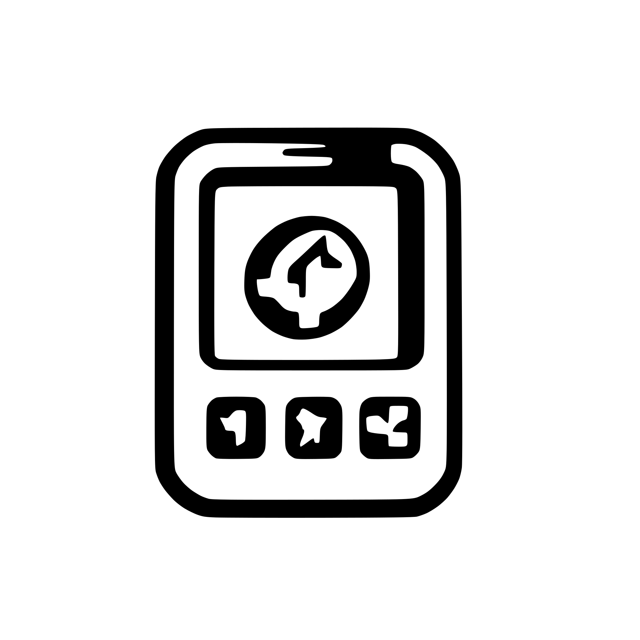 AI-generated SVG of a rounded corner with phone icon in middle the icon and rounded corner should have same color and the rest part will be transparent