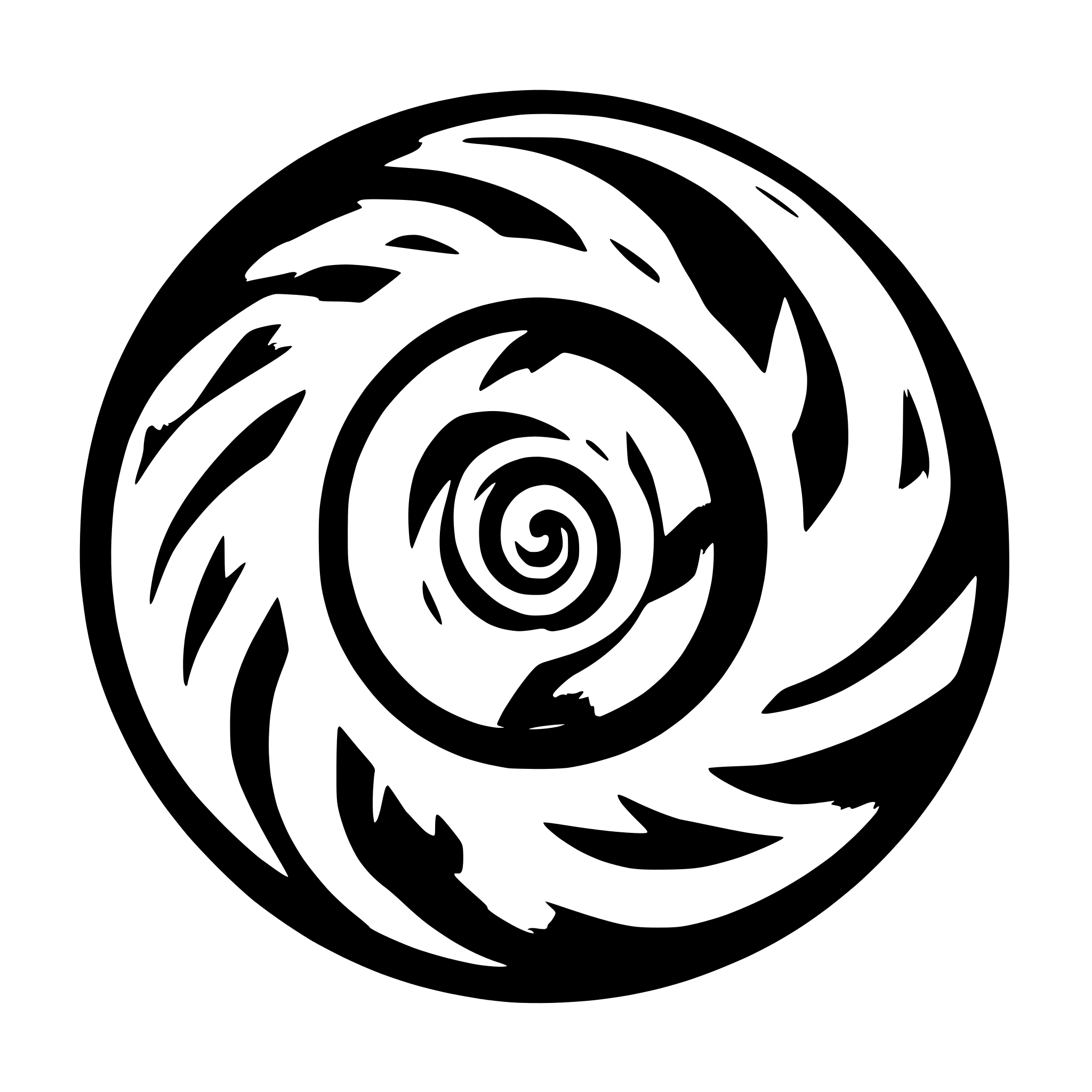 AI-generated SVG of a This image depicts a mystical, swirling portal with a dark, circular core at its center, gradually transitioning into a vibrant mix of blue, indigo, and purple tones as it spirals outward. The vortex has a dynamic, clockwise spiral pattern, composed of multiple soft, semi-transparent arms that give the illusion of motion and depth. The colors intensify as they expand outward before fading gently into a misty, glowing halo. The entire composition is enveloped in a radial blur that enhances the ma