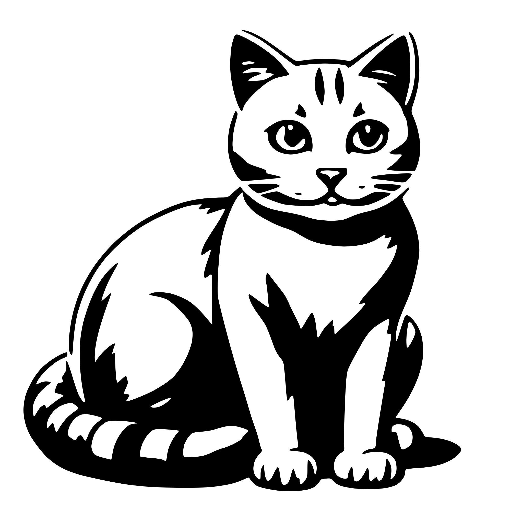 AI-generated SVG of a Cat