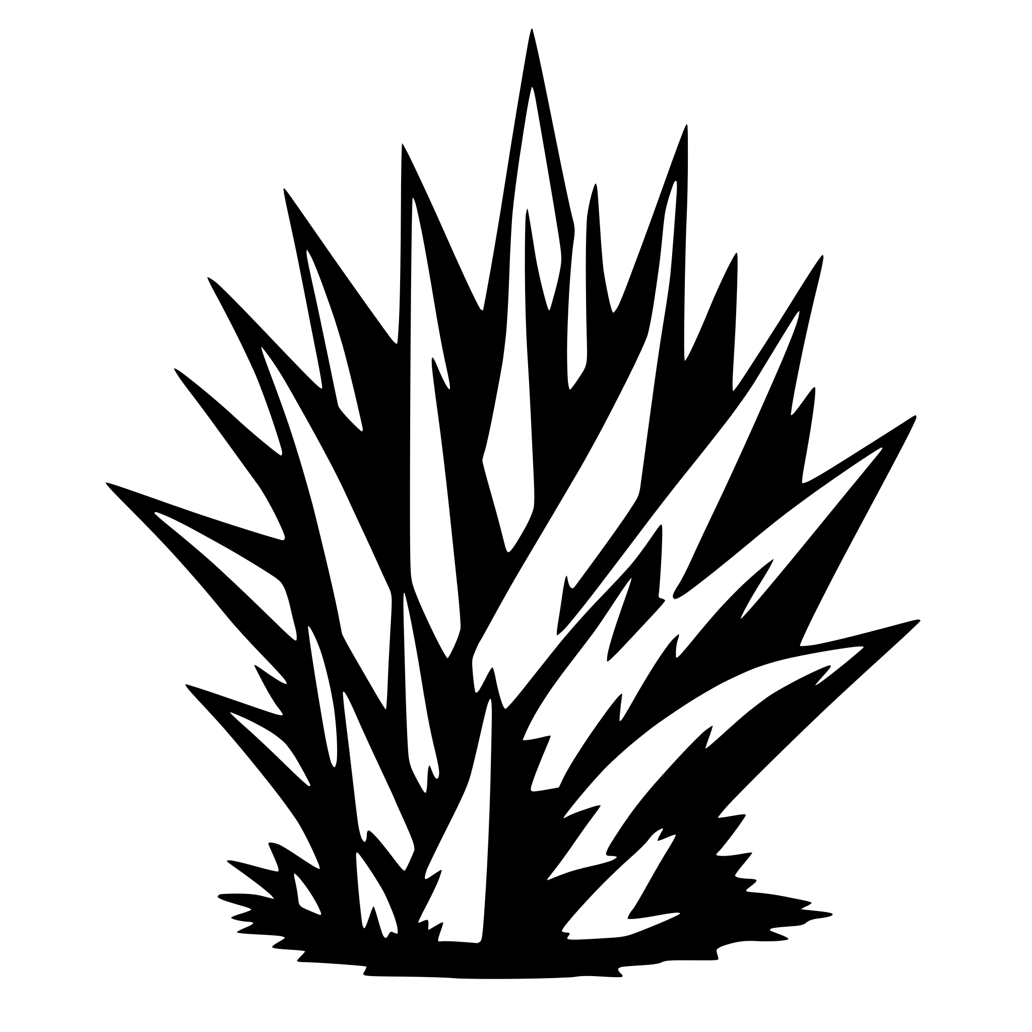 AI-generated SVG of 'spiky line'