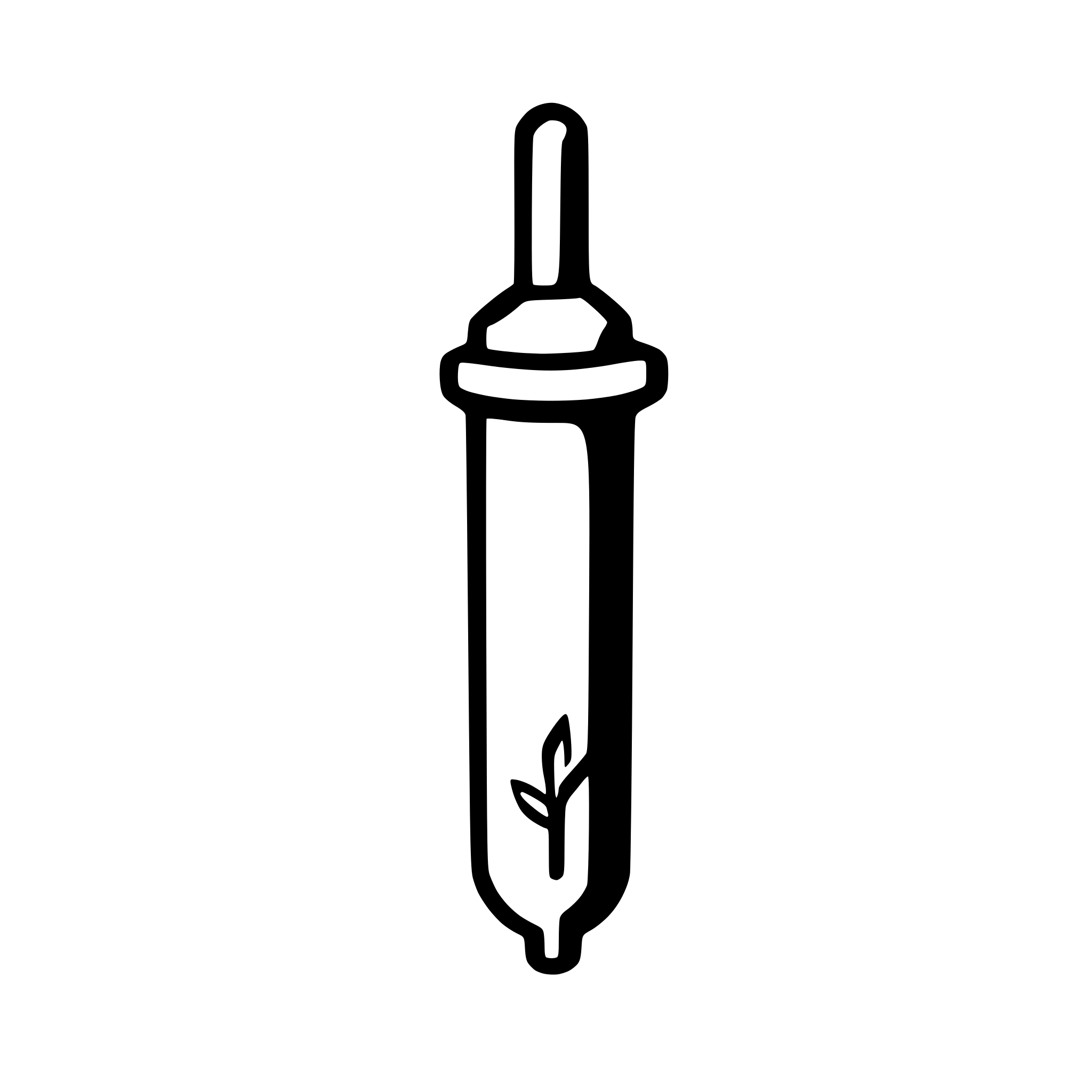 AI-generated SVG of a outline syringe icon