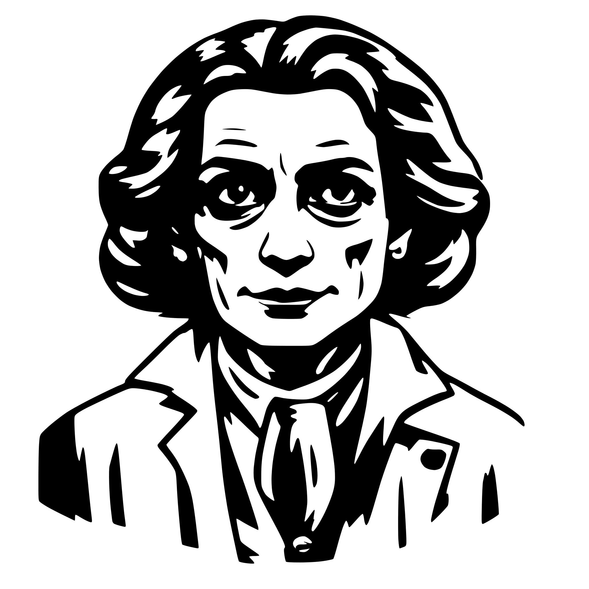AI-generated SVG of a evil doctor