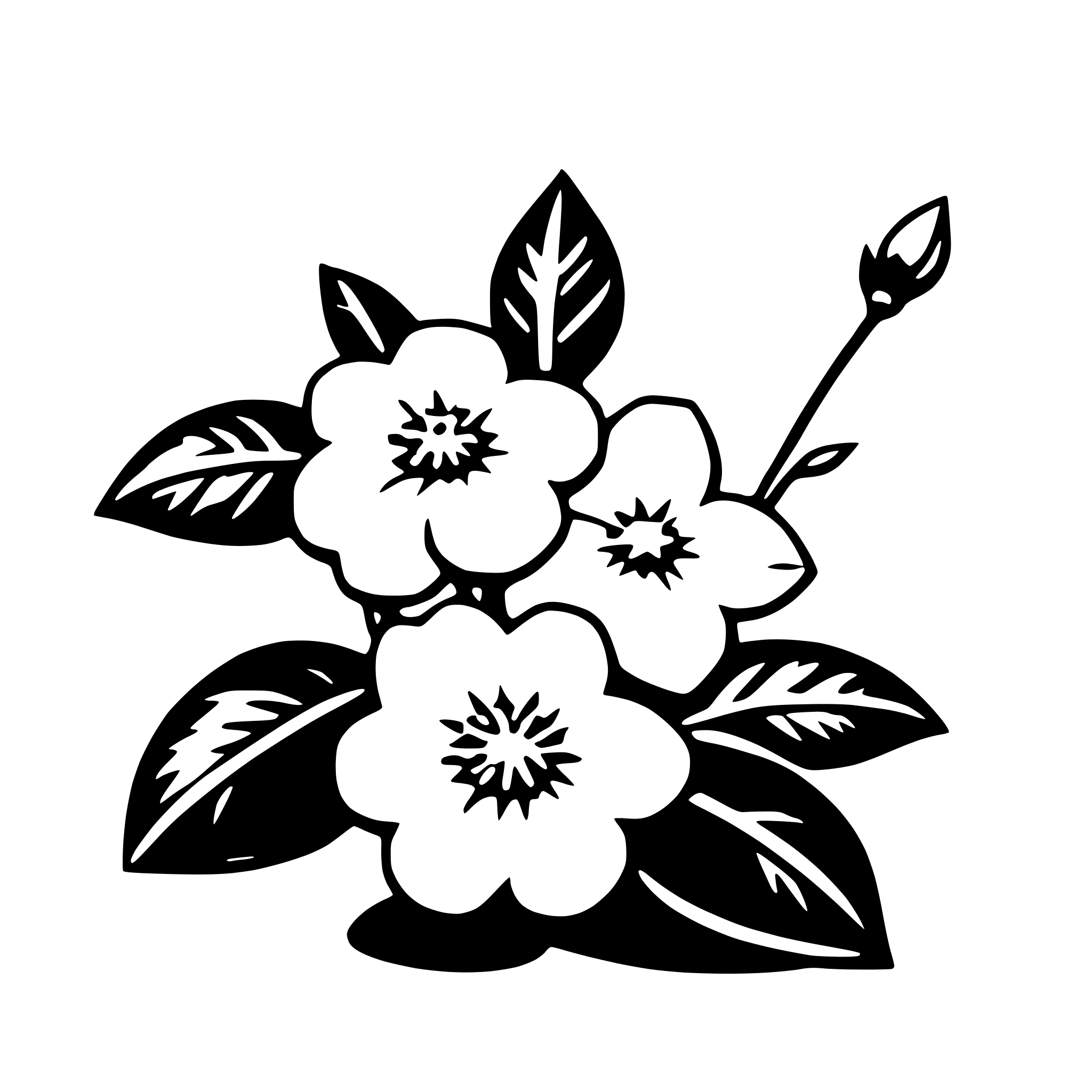AI-generated SVG of 'jasmine'